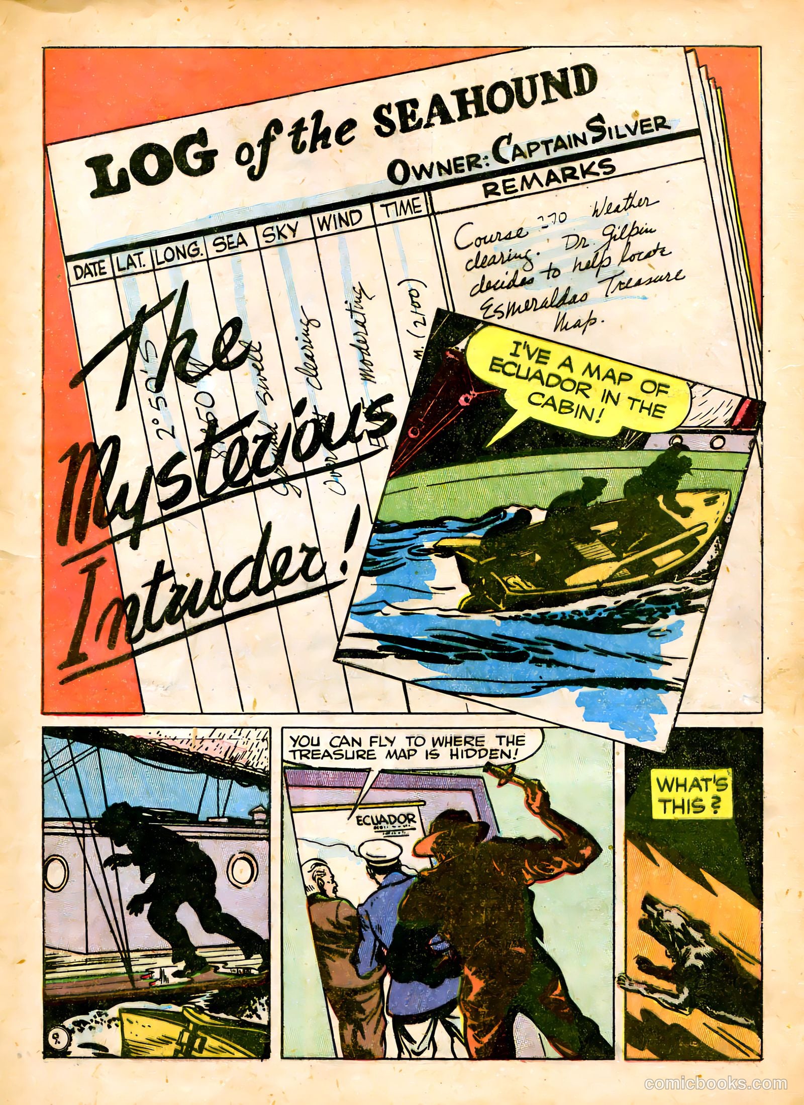 Captain Silver's Log of the Sea Hound #1 (1945) — page 11 of 52