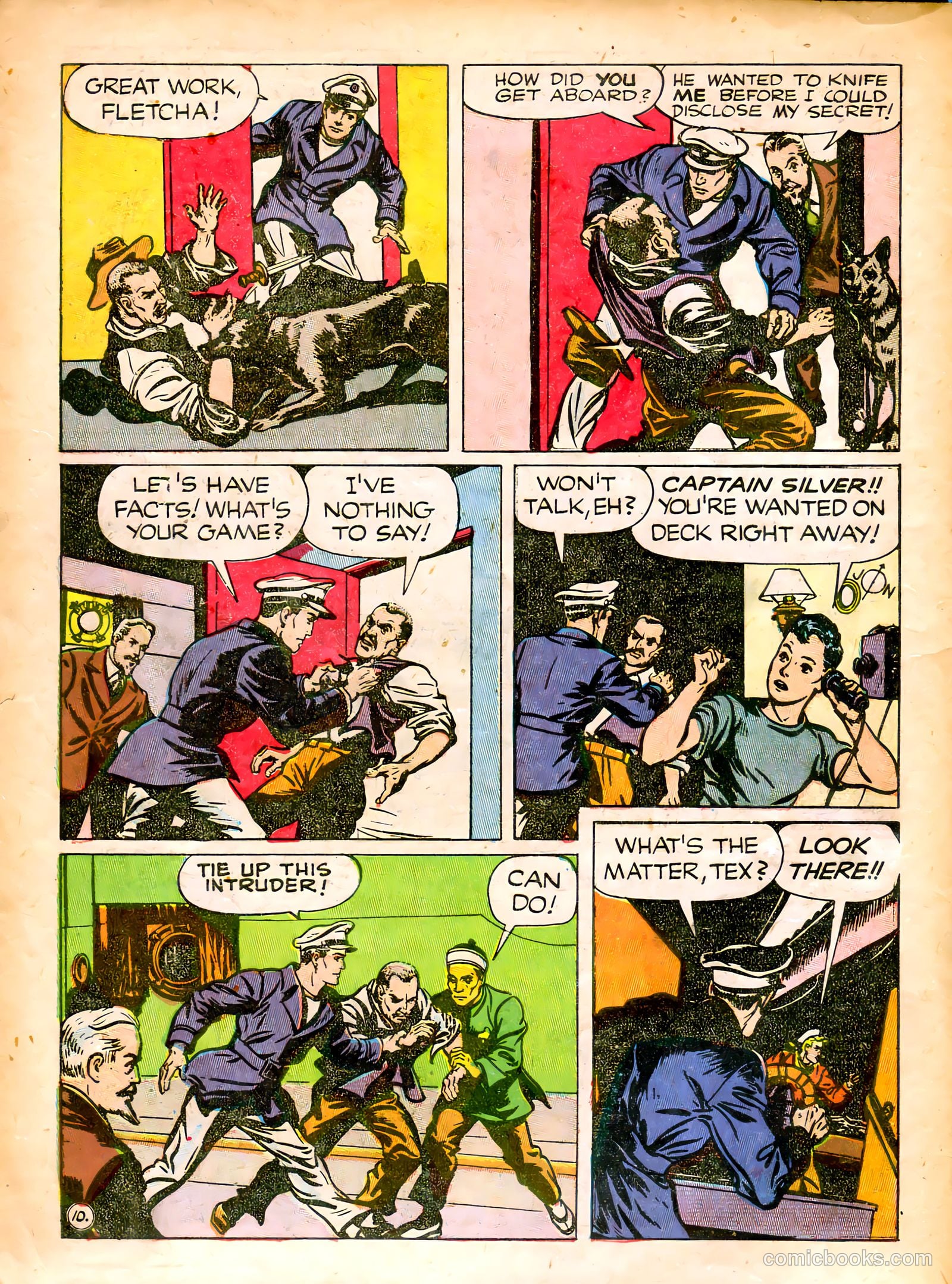 Captain Silver's Log of the Sea Hound #1 (1945) — page 12 of 52
