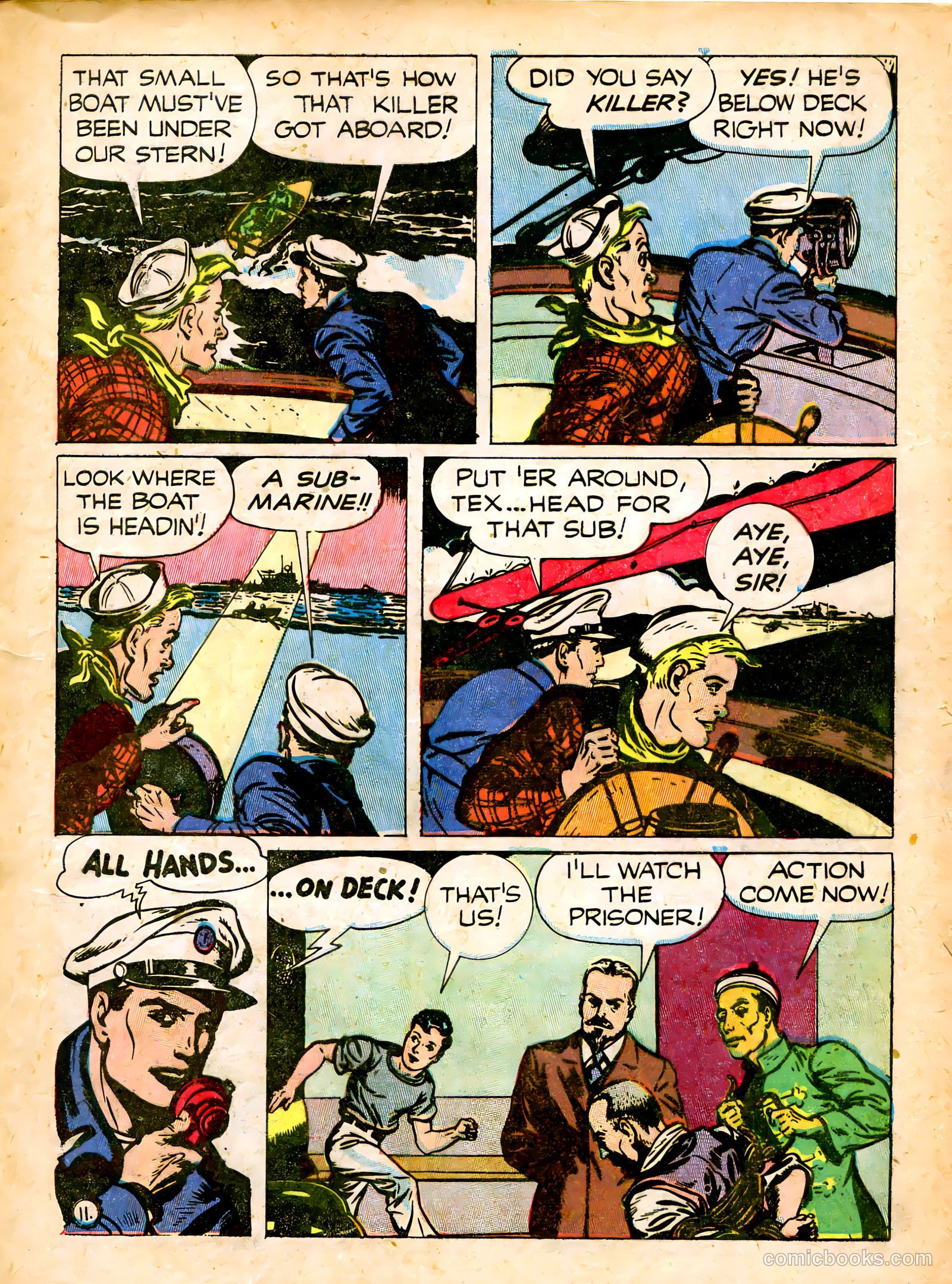 Captain Silver's Log of the Sea Hound #1 (1945) — page 13 of 52