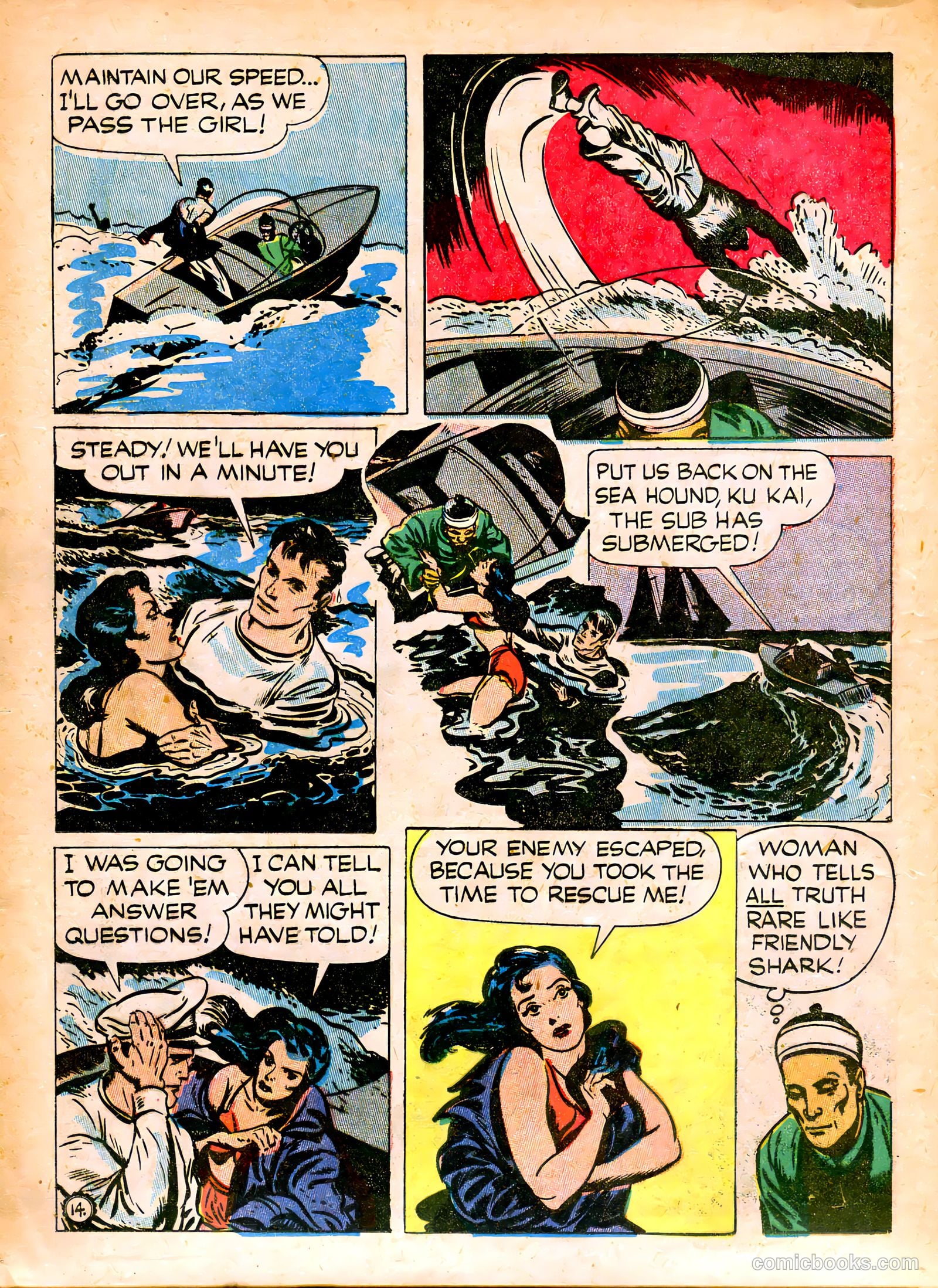Captain Silver's Log of the Sea Hound #1 (1945) — page 16 of 52