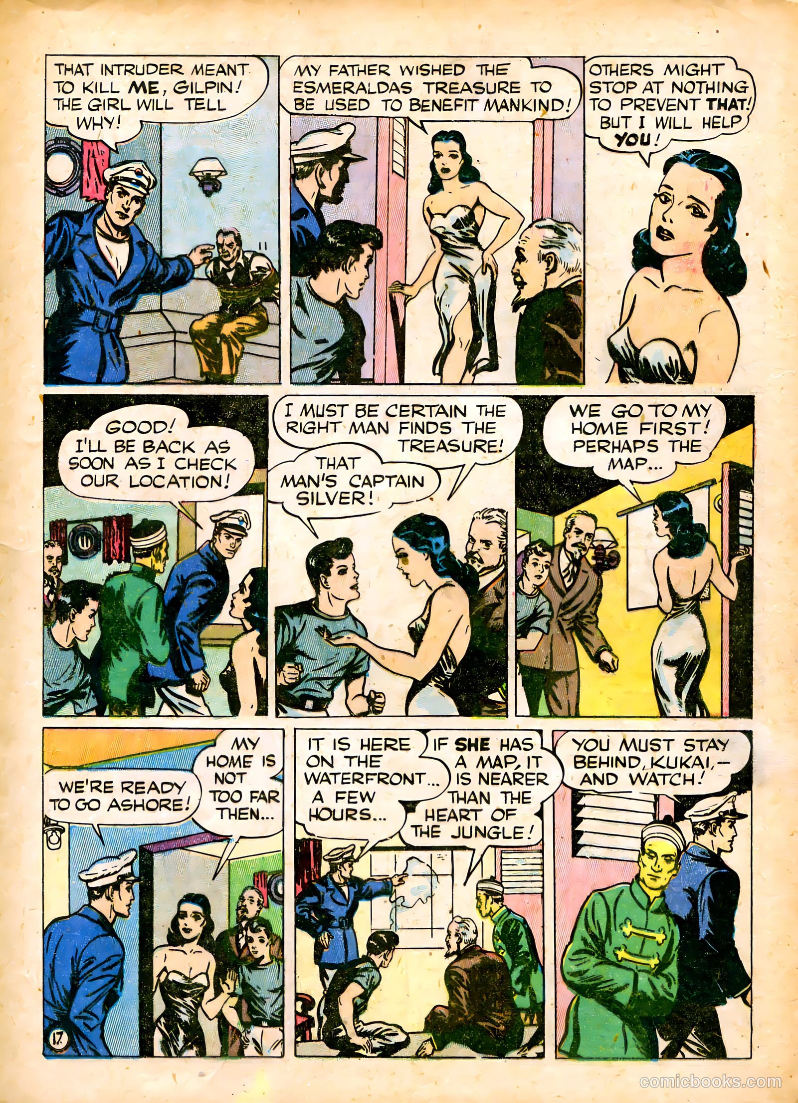 Captain Silver's Log of the Sea Hound #1 (1945) — page 19 of 52