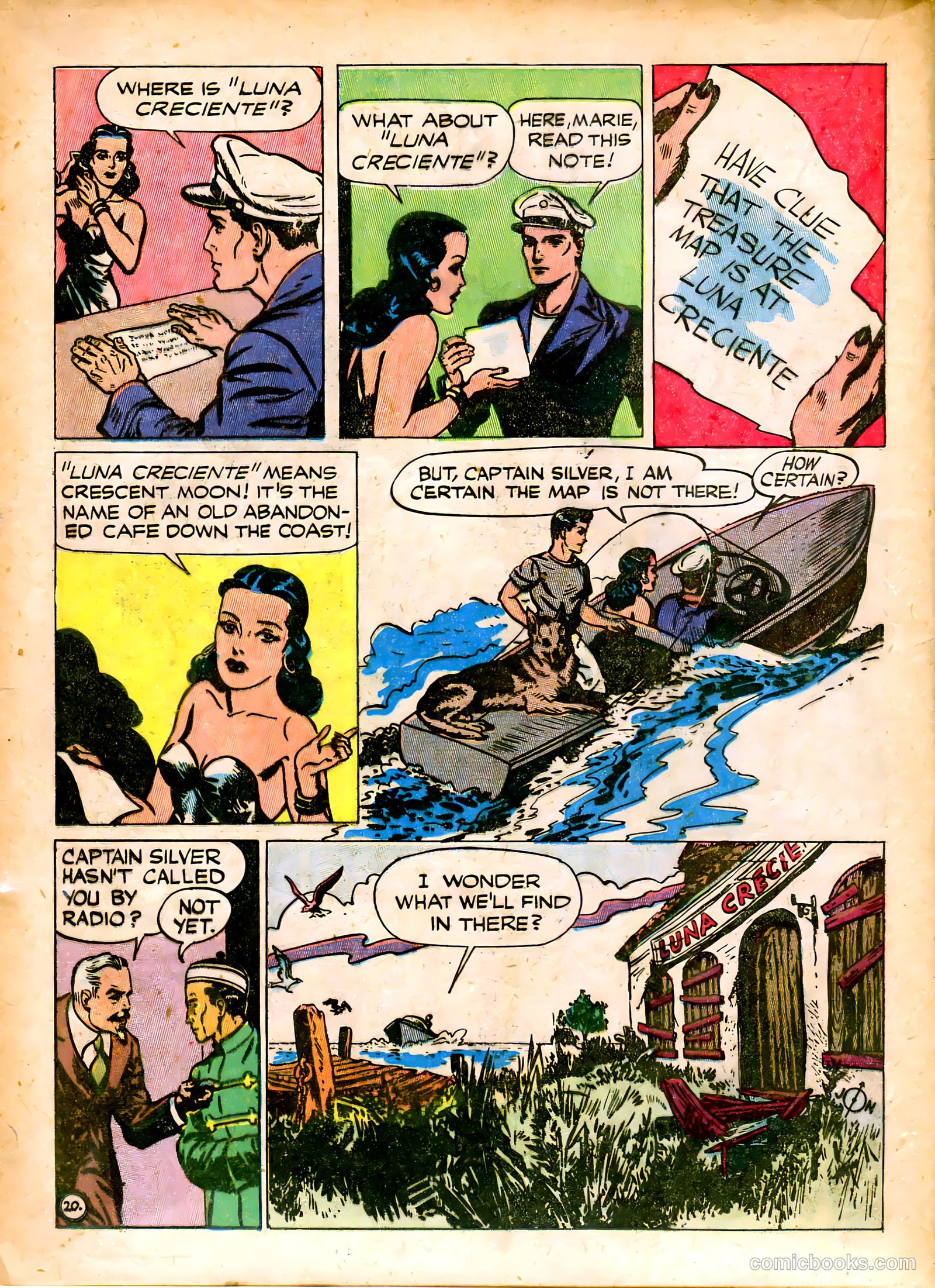 Captain Silver's Log of the Sea Hound #1 (1945) — page 22 of 52