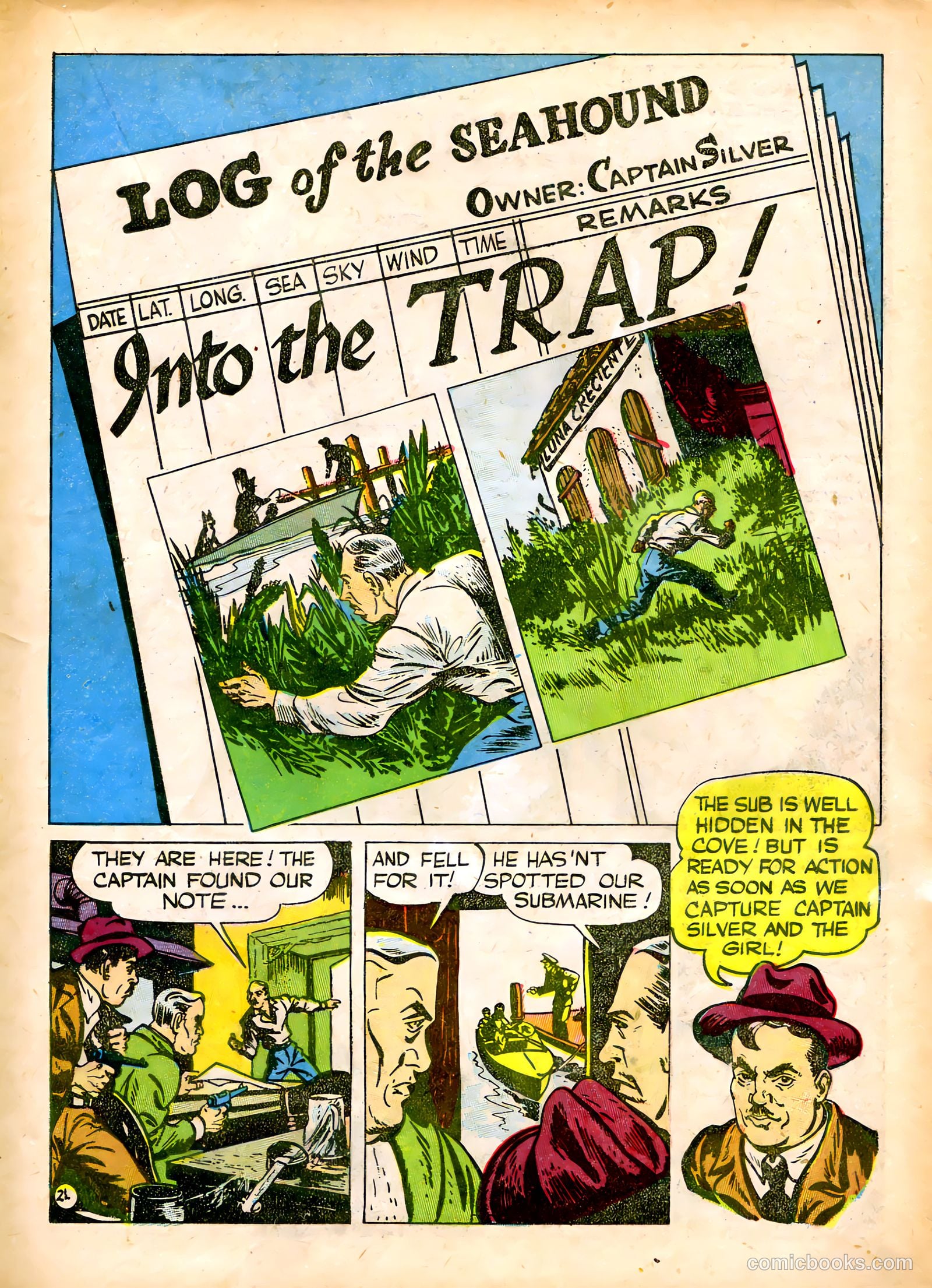 Captain Silver's Log of the Sea Hound #1 (1945) — page 23 of 52