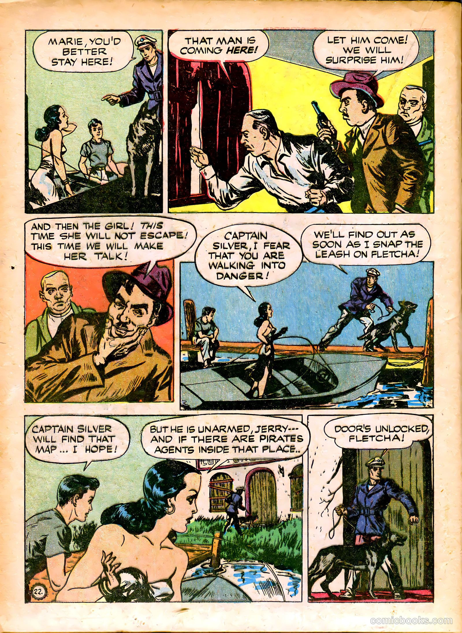 Captain Silver's Log of the Sea Hound #1 (1945) — page 24 of 52