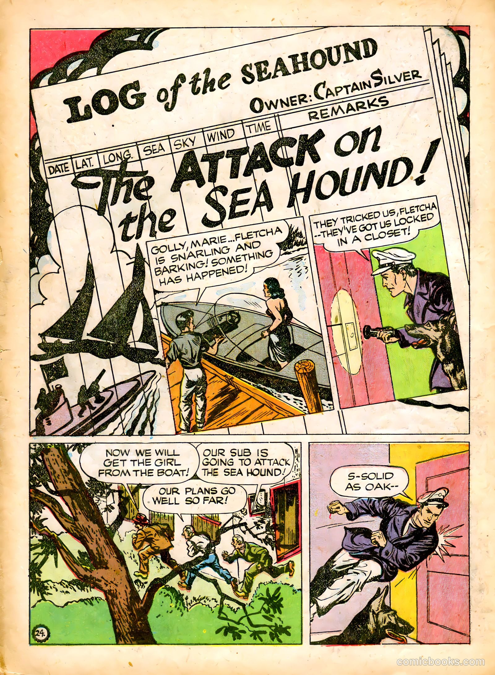 Captain Silver's Log of the Sea Hound #1 (1945) — page 26 of 52