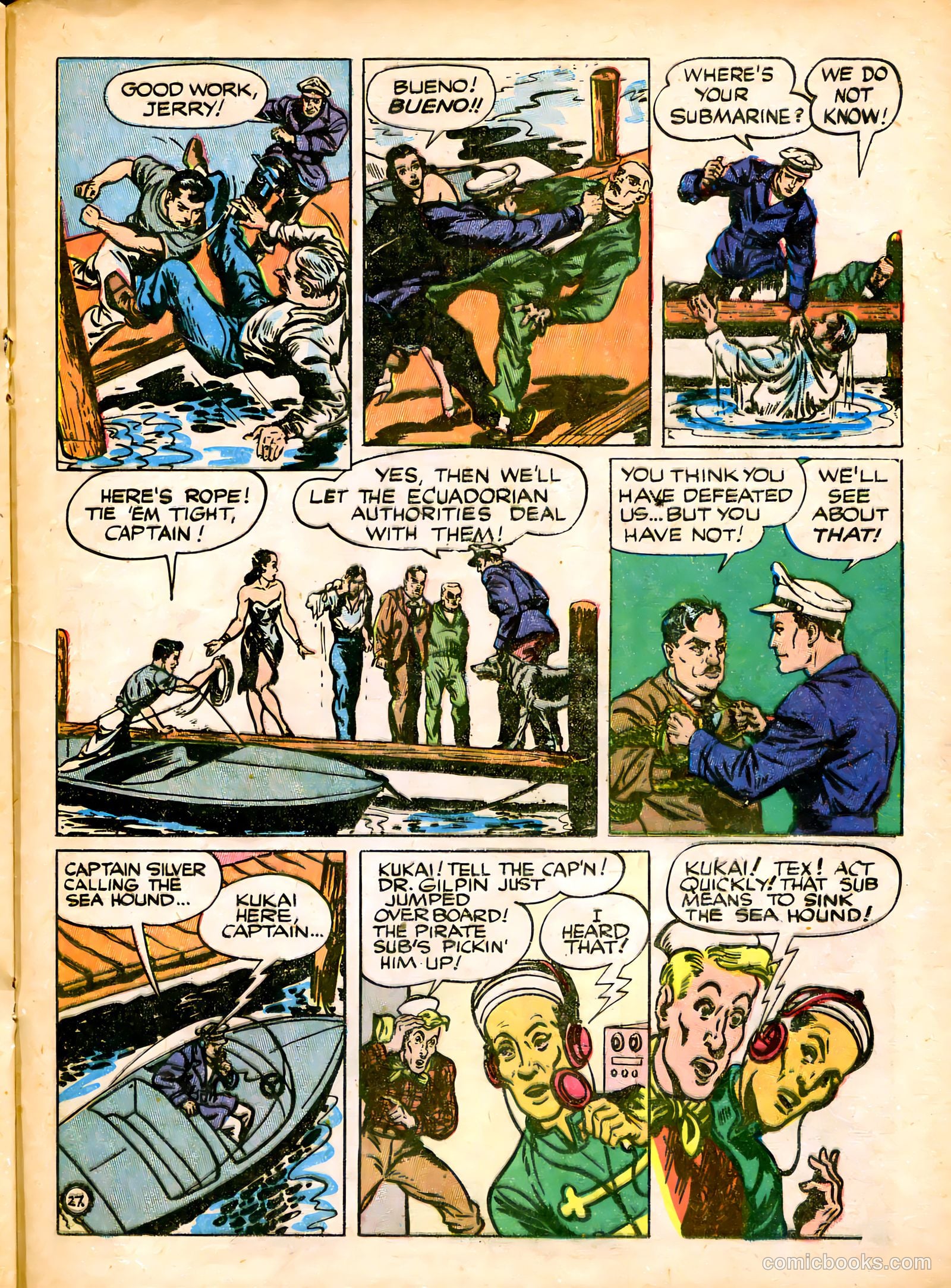 Captain Silver's Log of the Sea Hound #1 (1945) — page 29 of 52