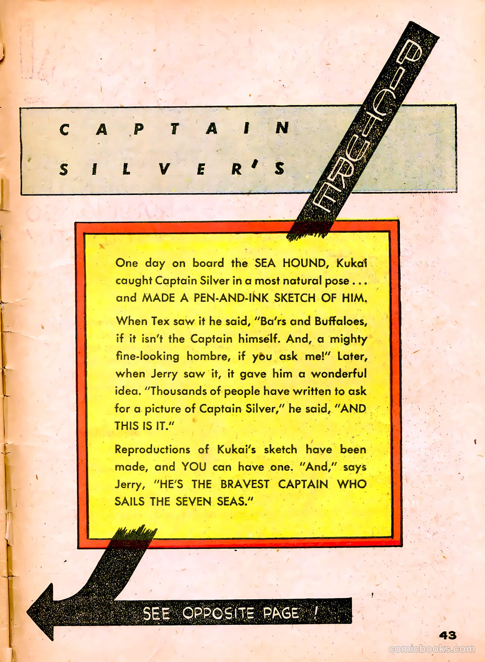 Captain Silver's Log of the Sea Hound #1 (1945) — page 45 of 52