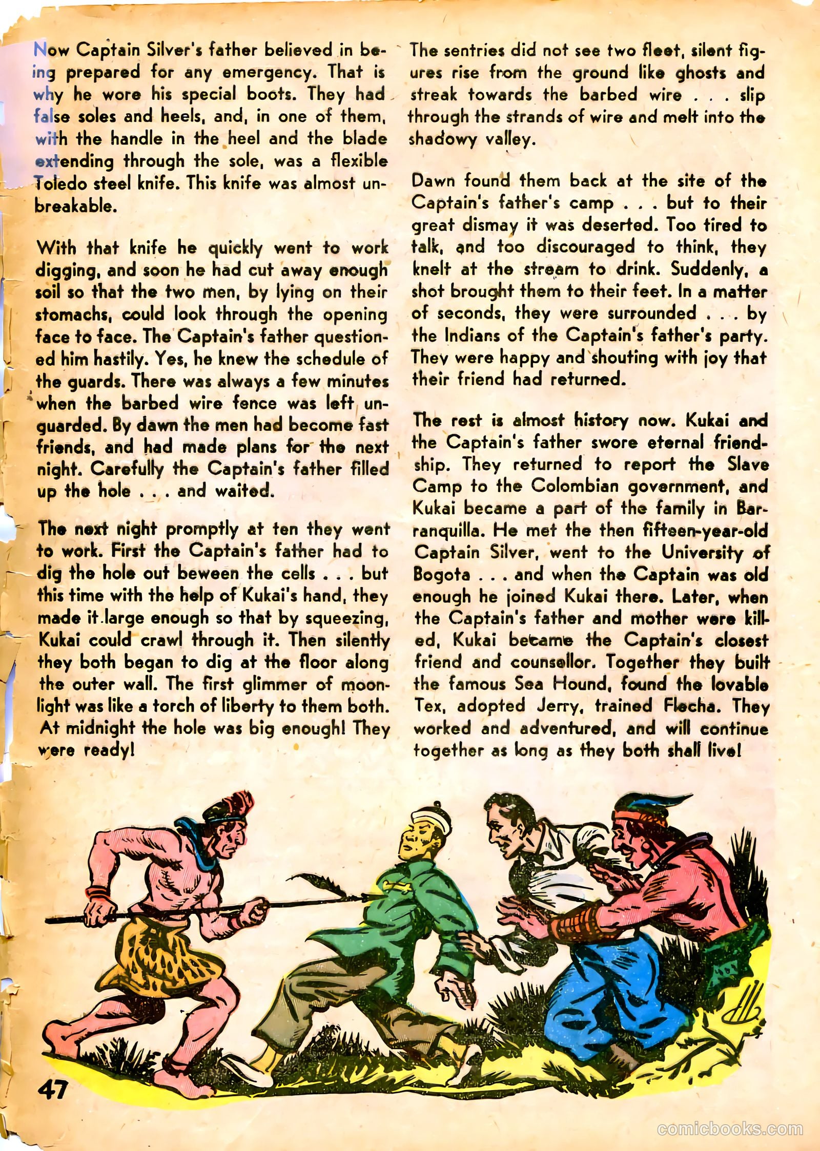 Captain Silver's Log of the Sea Hound #1 (1945) — page 49 of 52