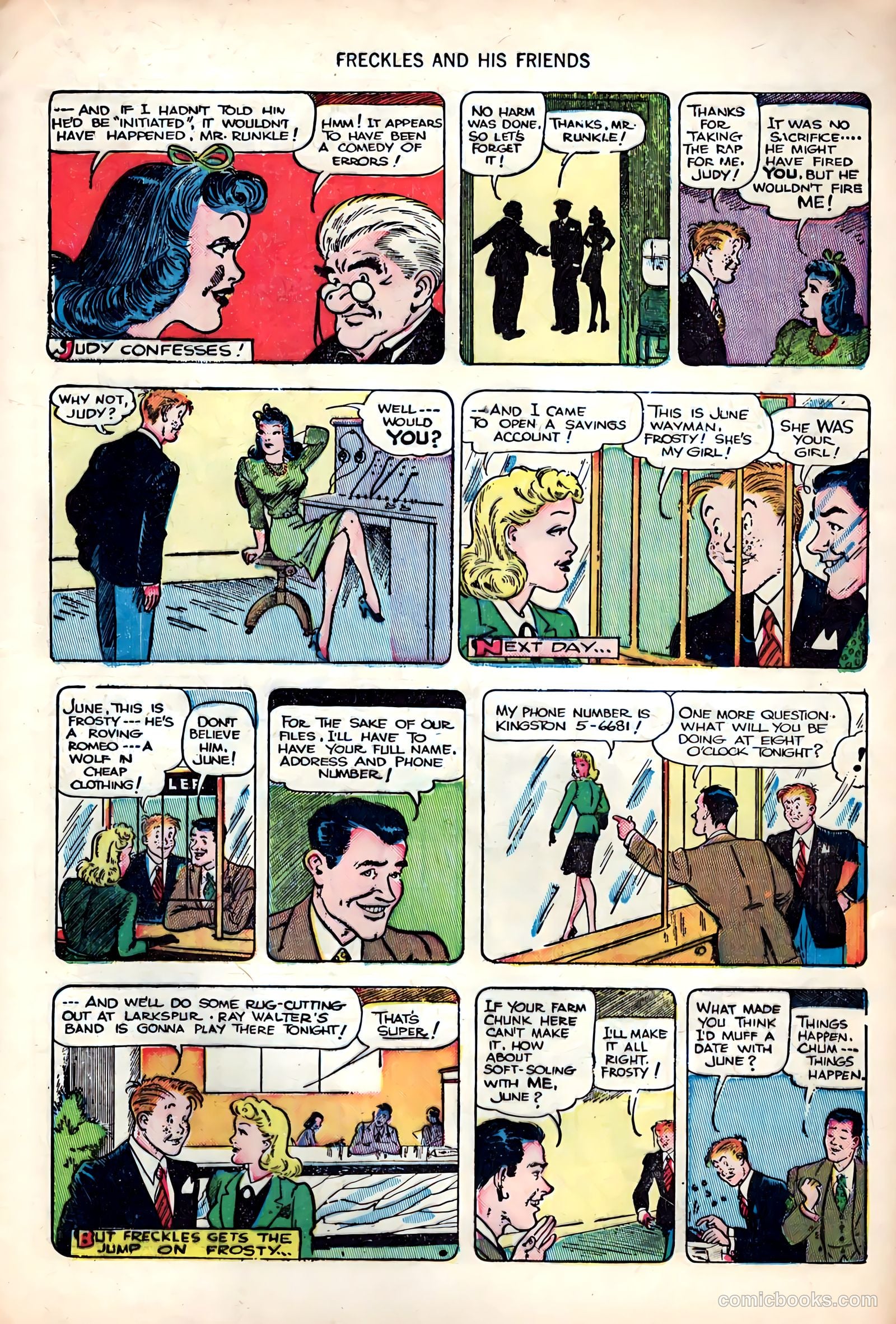 Freckles and His Friends #9 (1949) — page 21 of 52