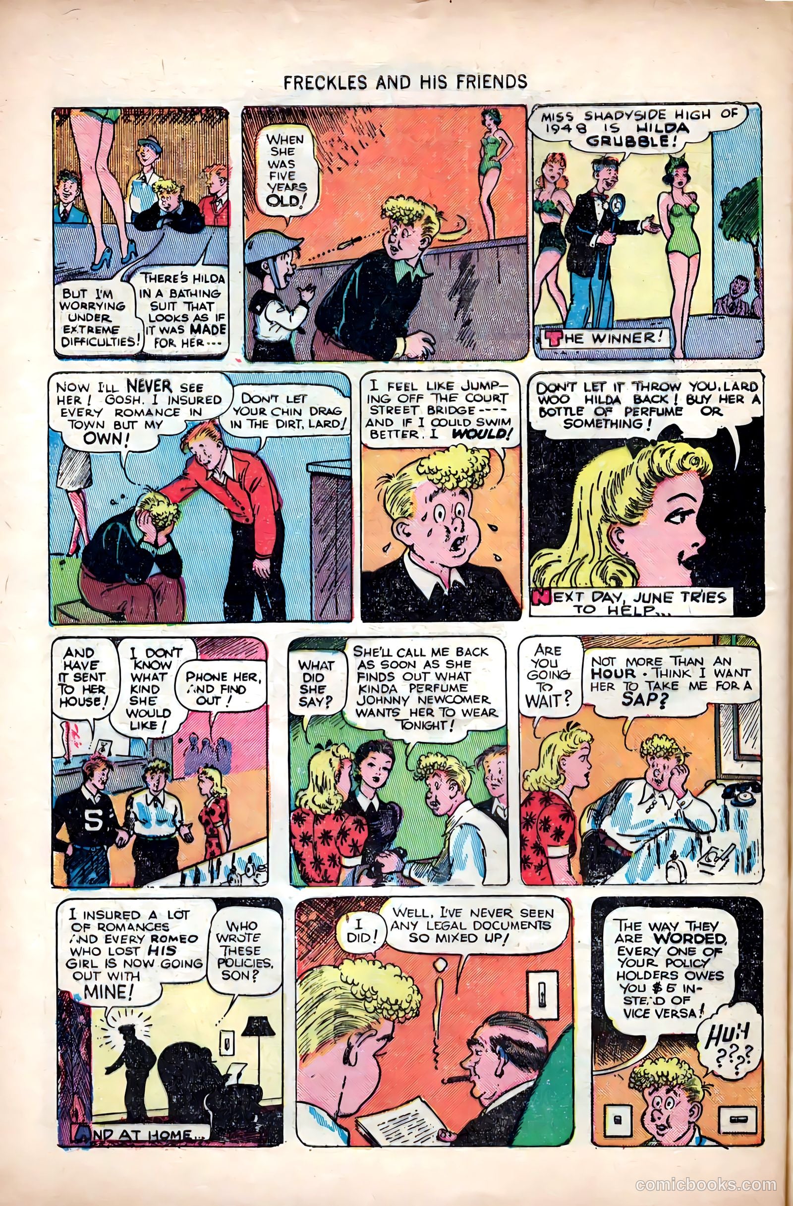 Freckles and His Friends #9 (1949) — page 40 of 52