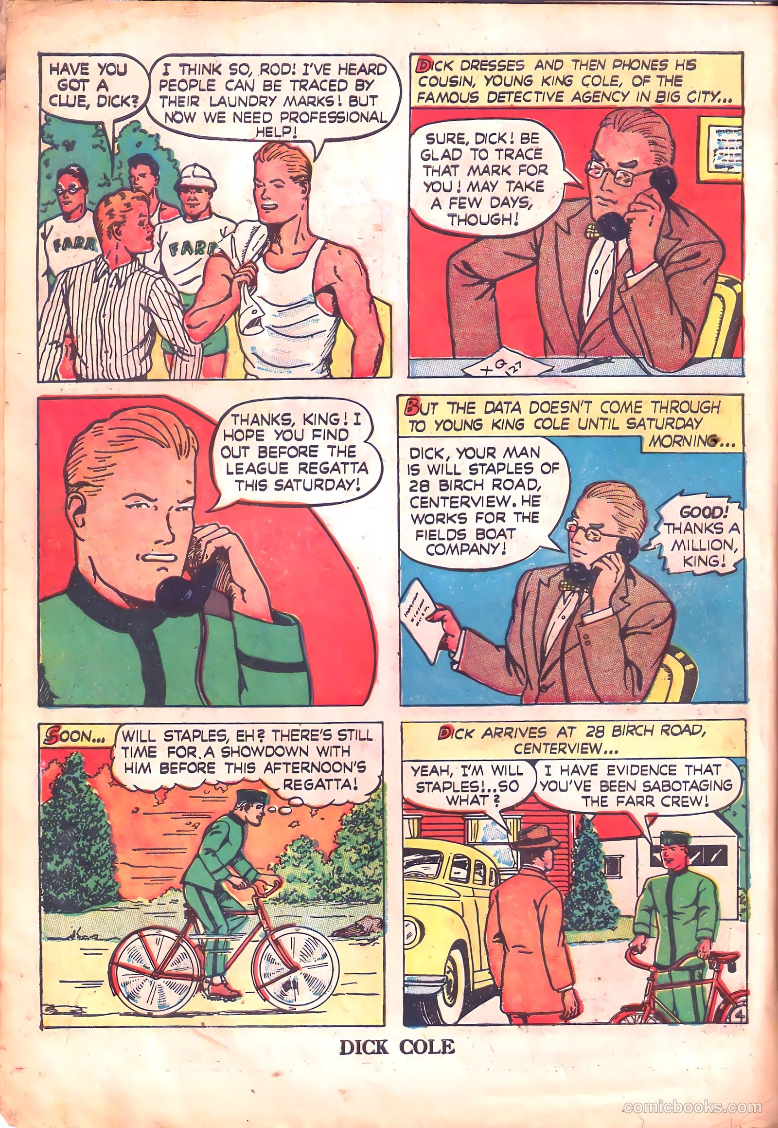 Dick Cole #4 (1948) — page 6 of 36