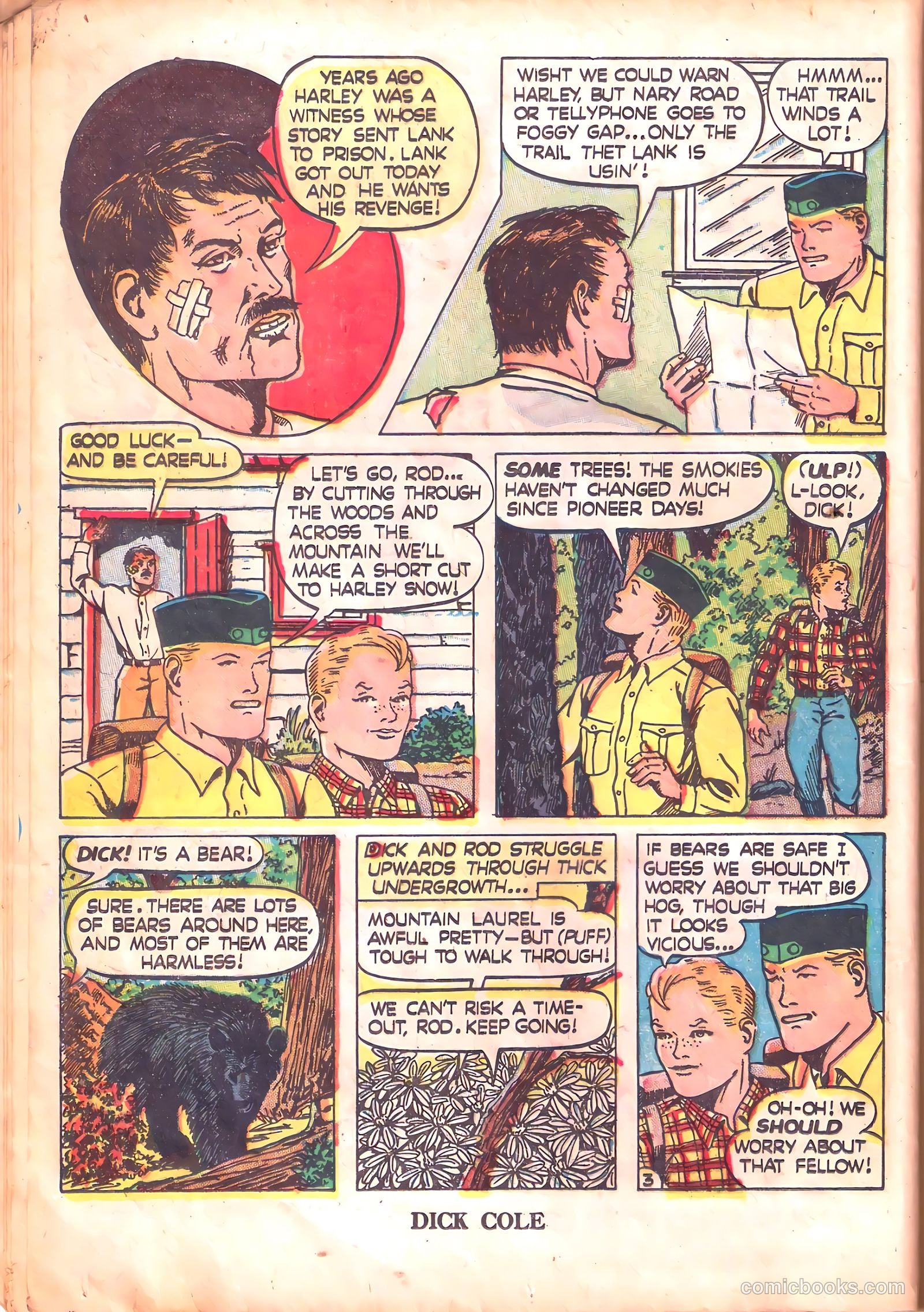 Dick Cole #4 (1948) — page 16 of 36