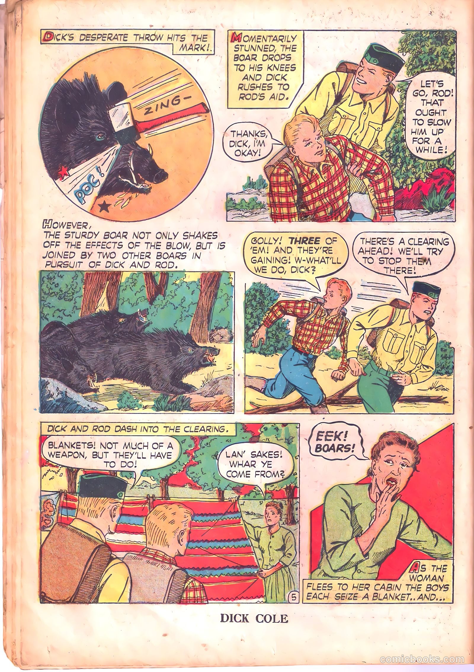 Dick Cole #4 (1948) — page 18 of 36