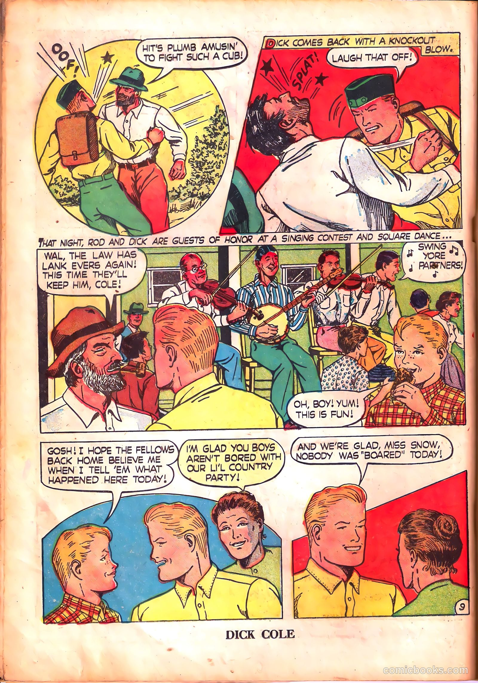 Dick Cole #4 (1948) — page 22 of 36