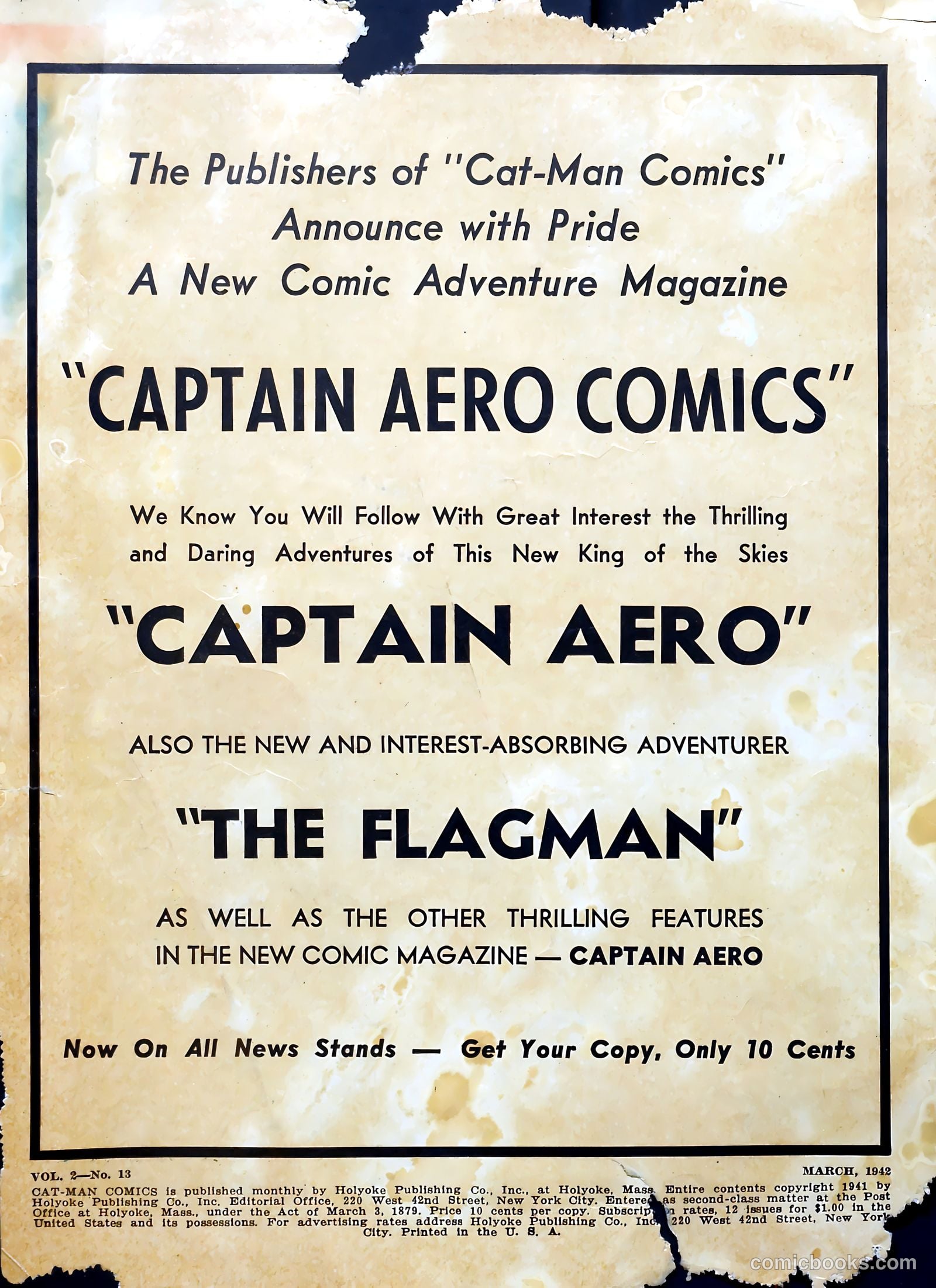 Cat-Man Comics #8 (1941) — page 2 of 68