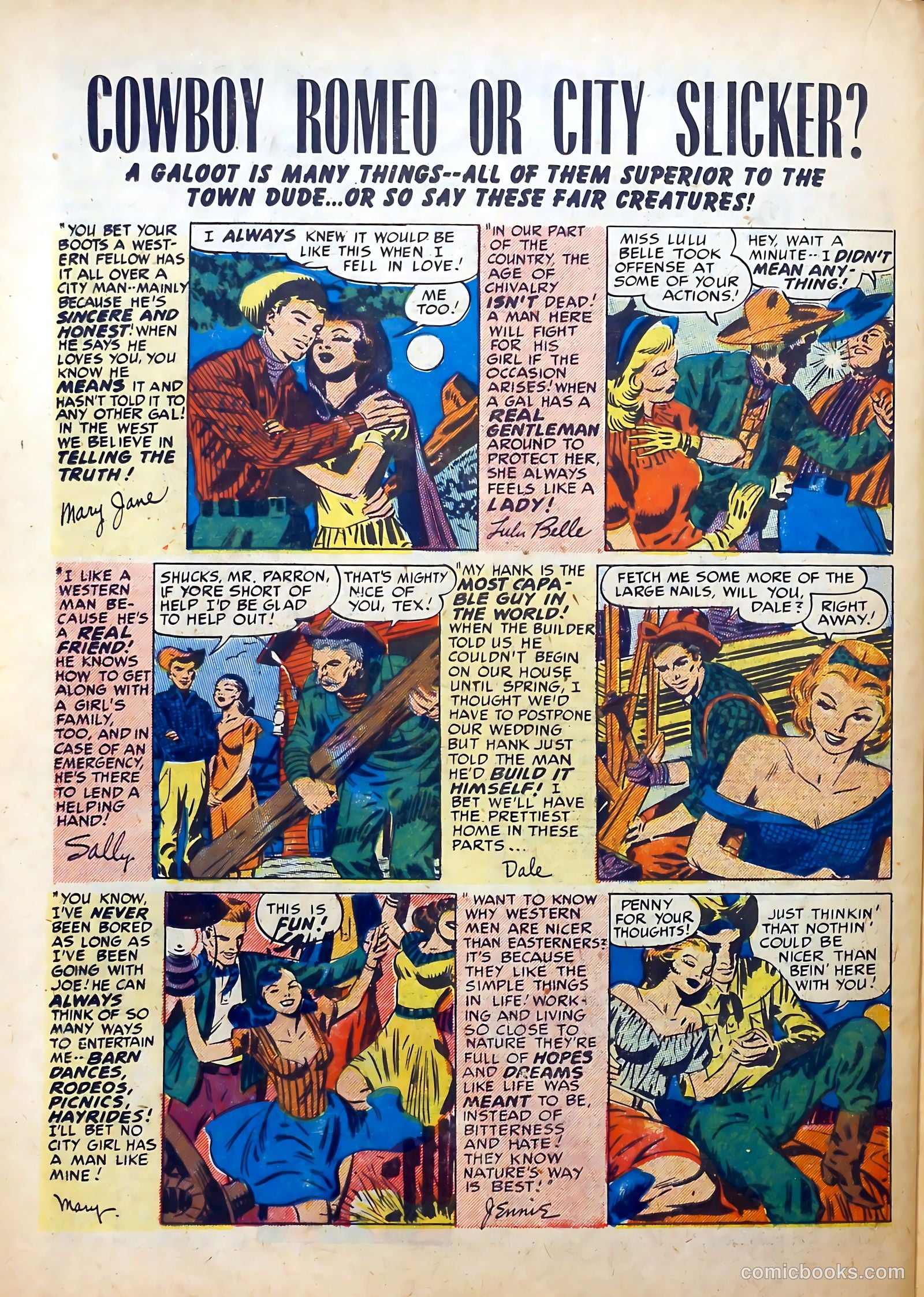 Western Love #5 (1950) — page 32 of 52