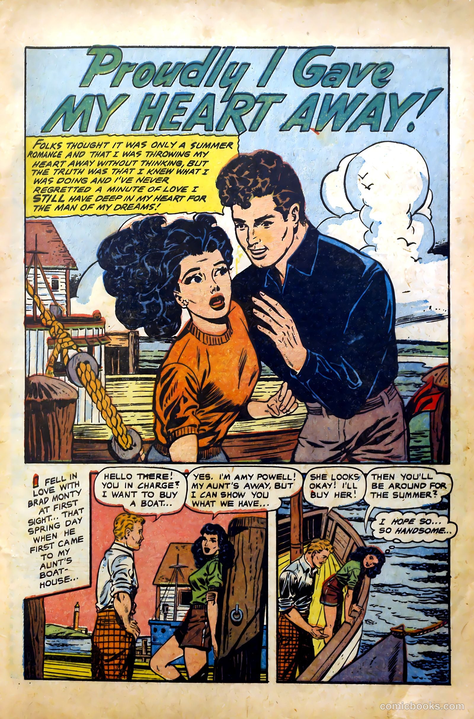 All True Romance #32 (1955) — page 3 of 36
