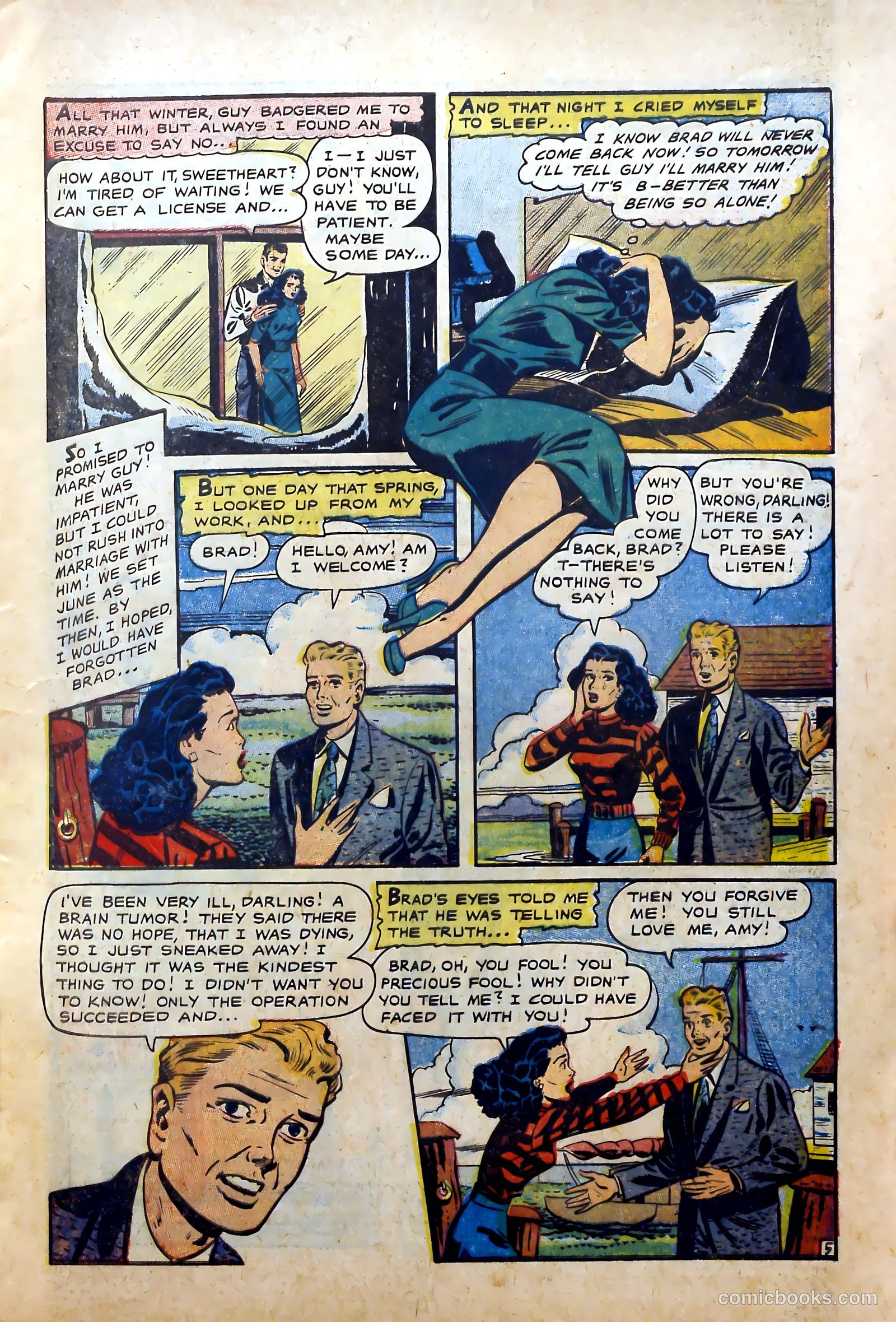 All True Romance #32 (1955) — page 9 of 36