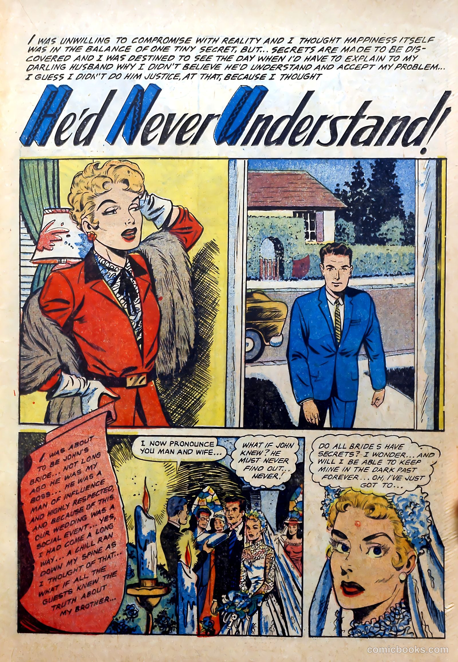 All True Romance #32 (1955) — page 21 of 36