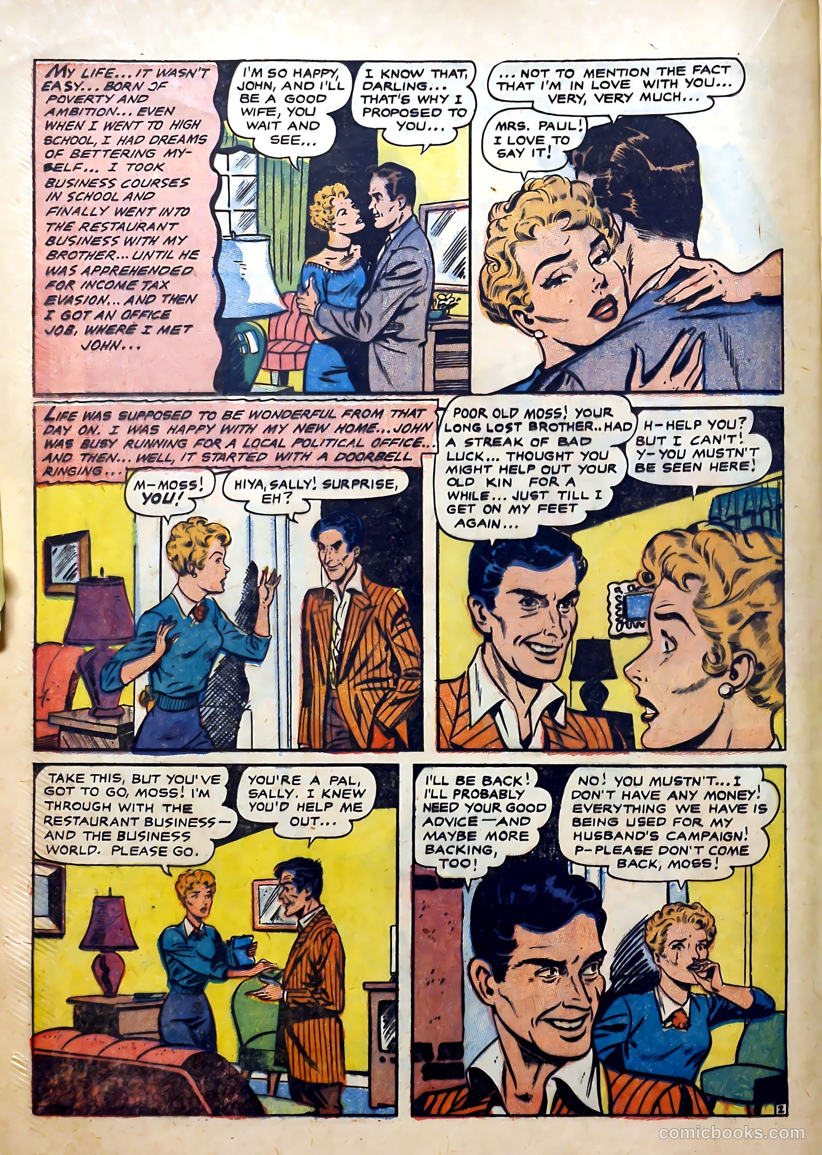 All True Romance #32 (1955) — page 22 of 36