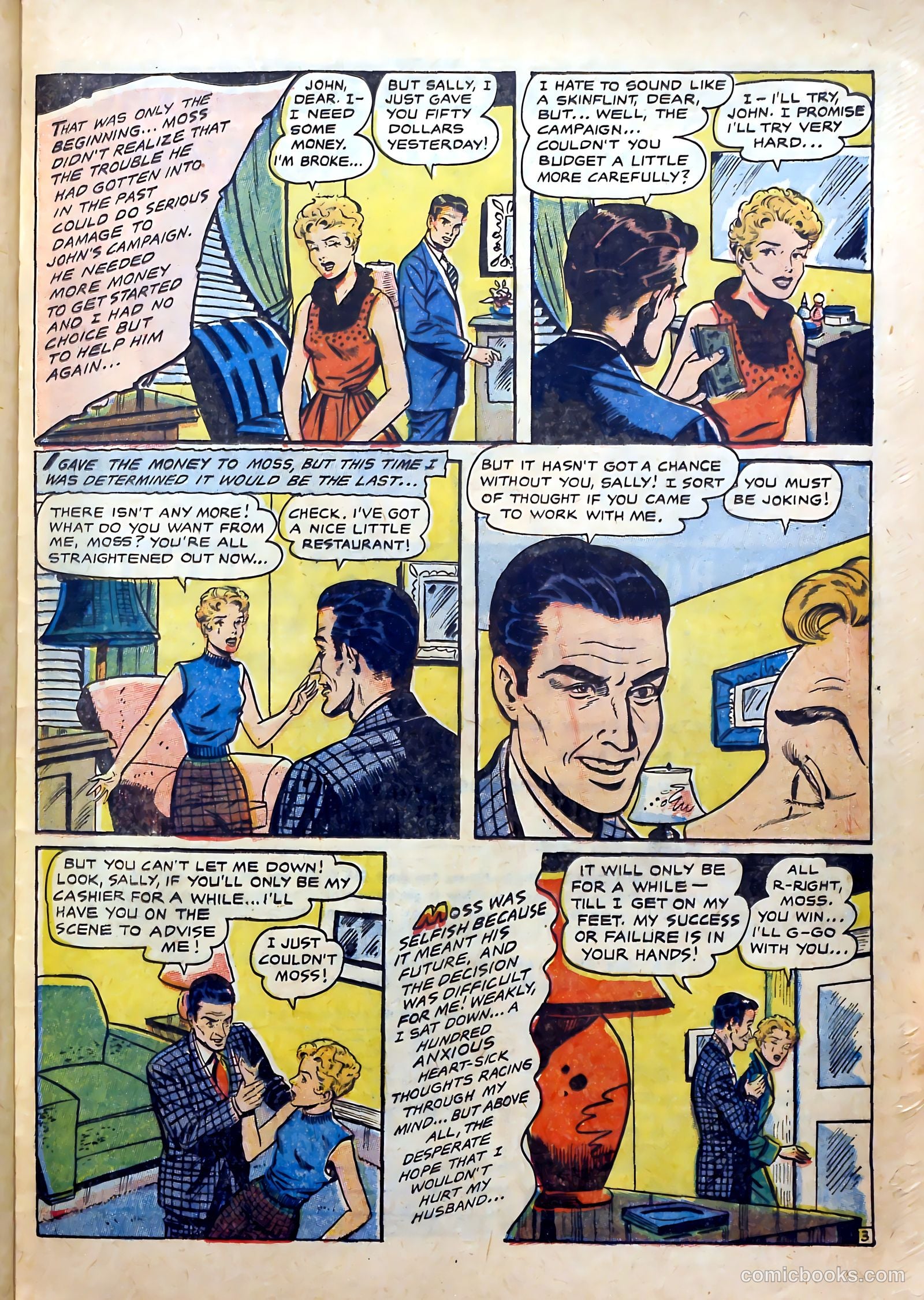 All True Romance #32 (1955) — page 23 of 36