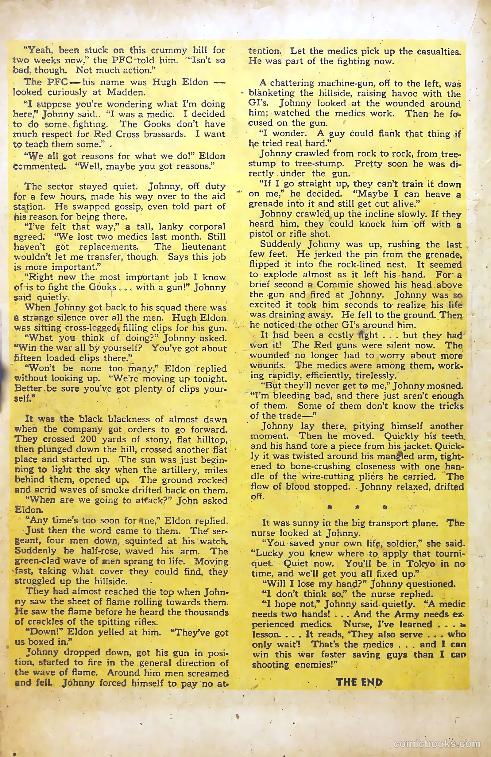 G. I. in Battle #3 (1957) — page 18 of 36