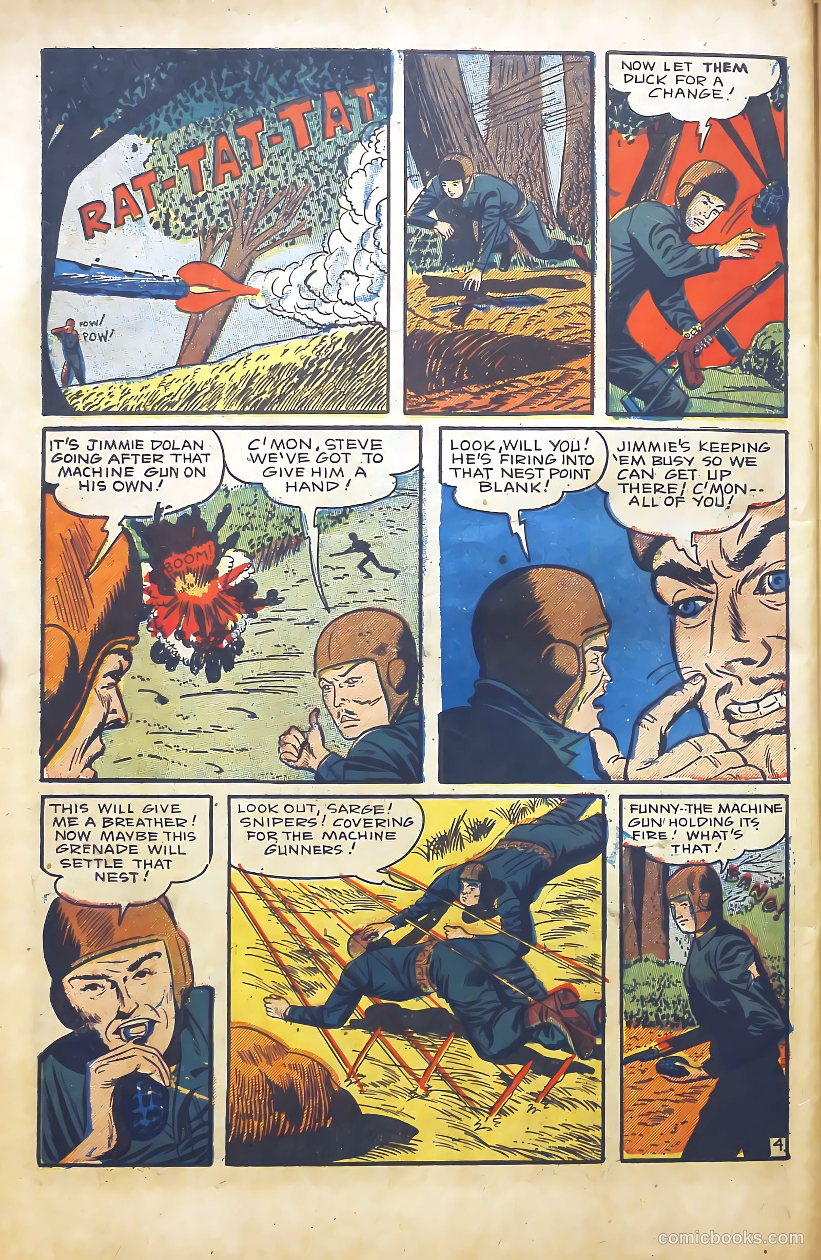 G. I. in Battle #3 (1957) — page 30 of 36