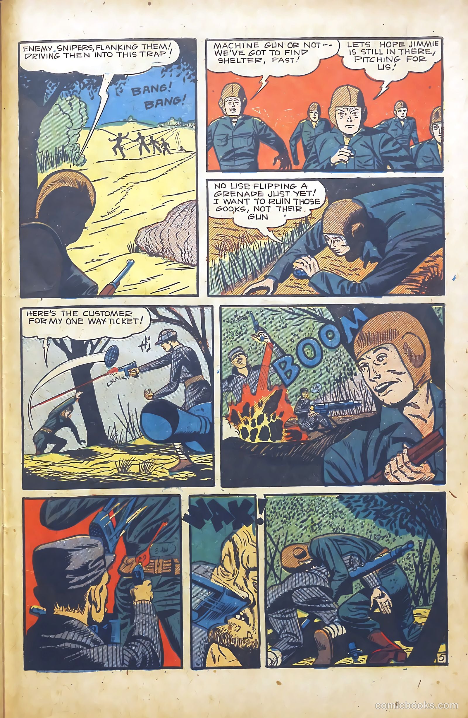 G. I. in Battle #3 (1957) — page 31 of 36