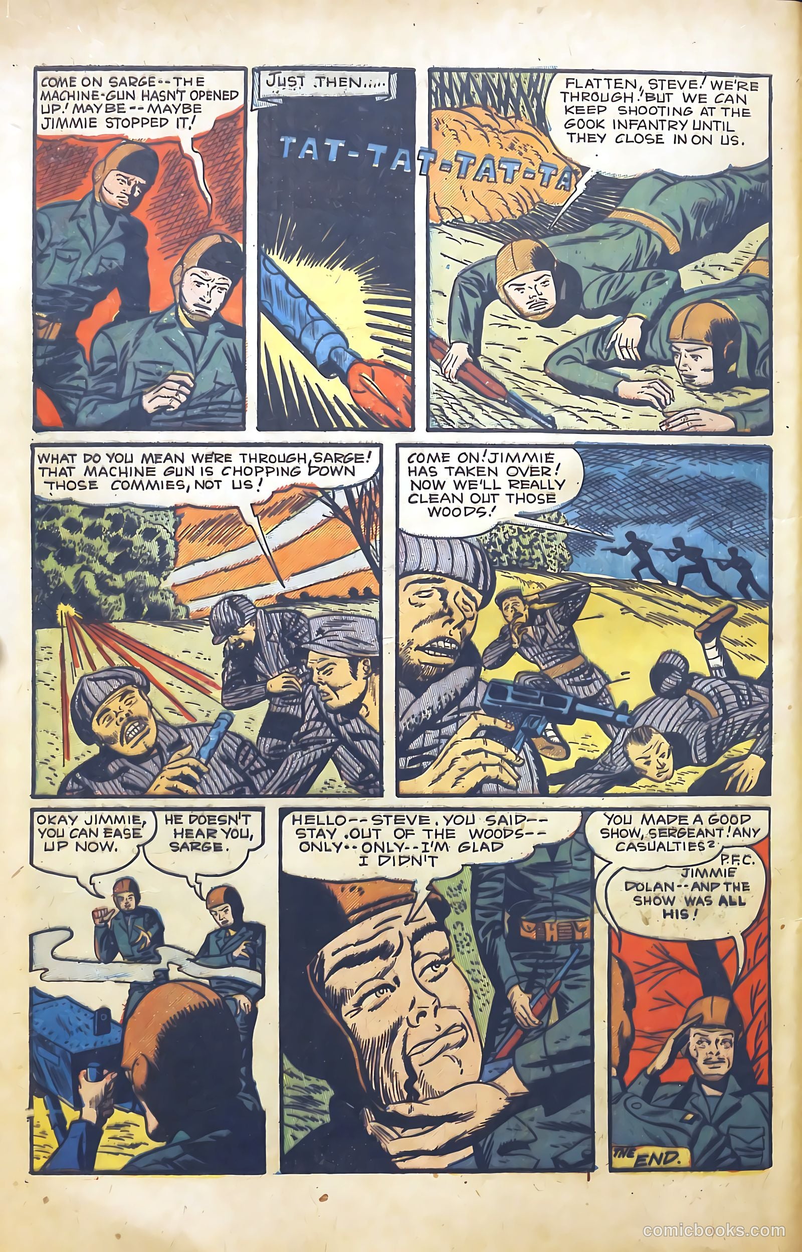G. I. in Battle #3 (1957) — page 32 of 36