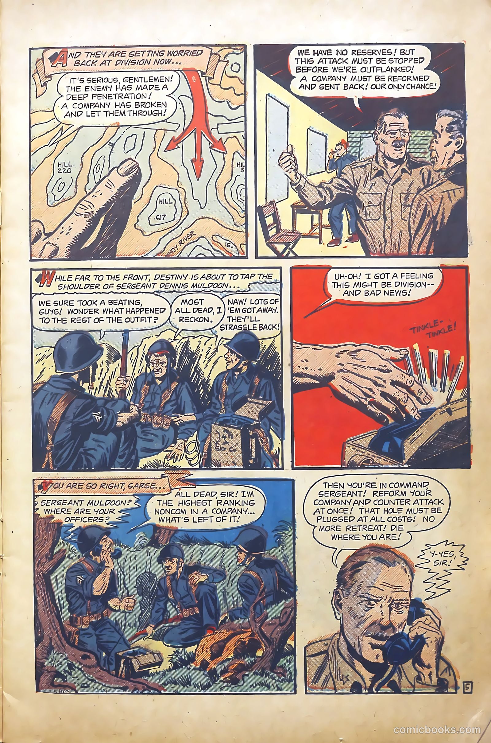 G. I. in Battle #5 (1957) — page 7 of 36