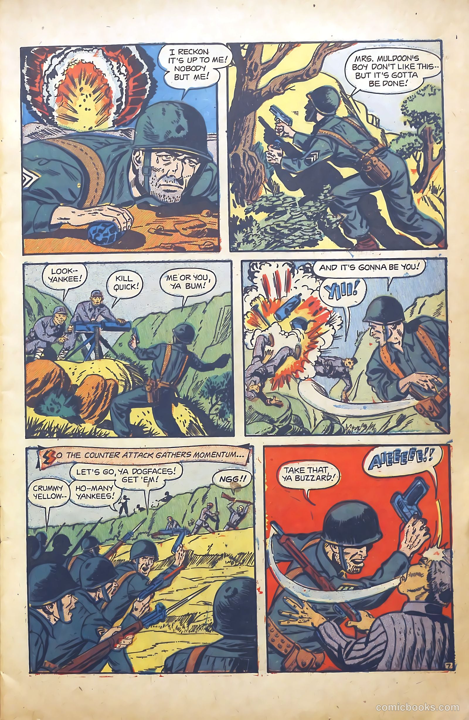 G. I. in Battle #5 (1957) — page 9 of 36