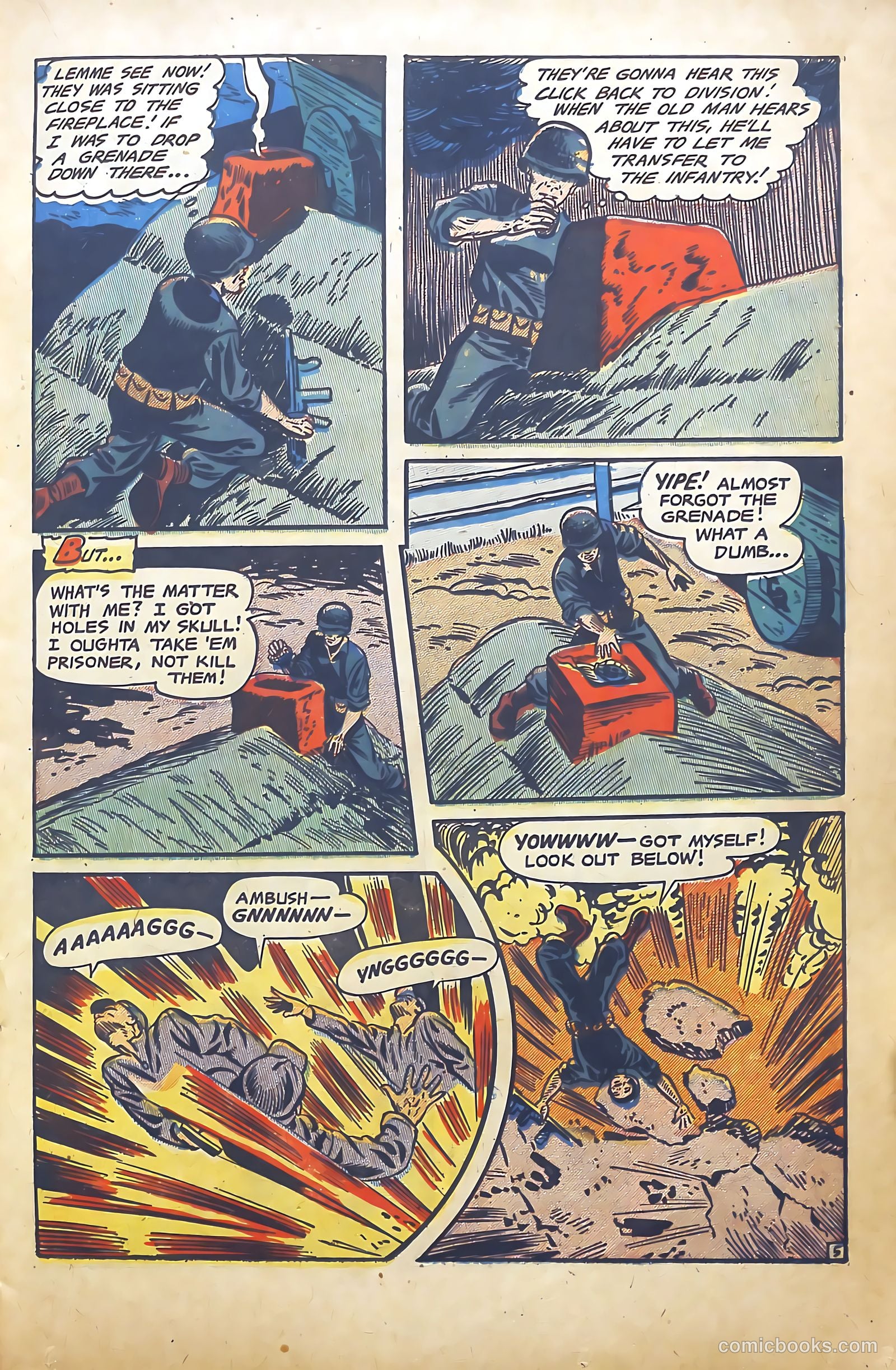 G. I. in Battle #5 (1957) — page 15 of 36