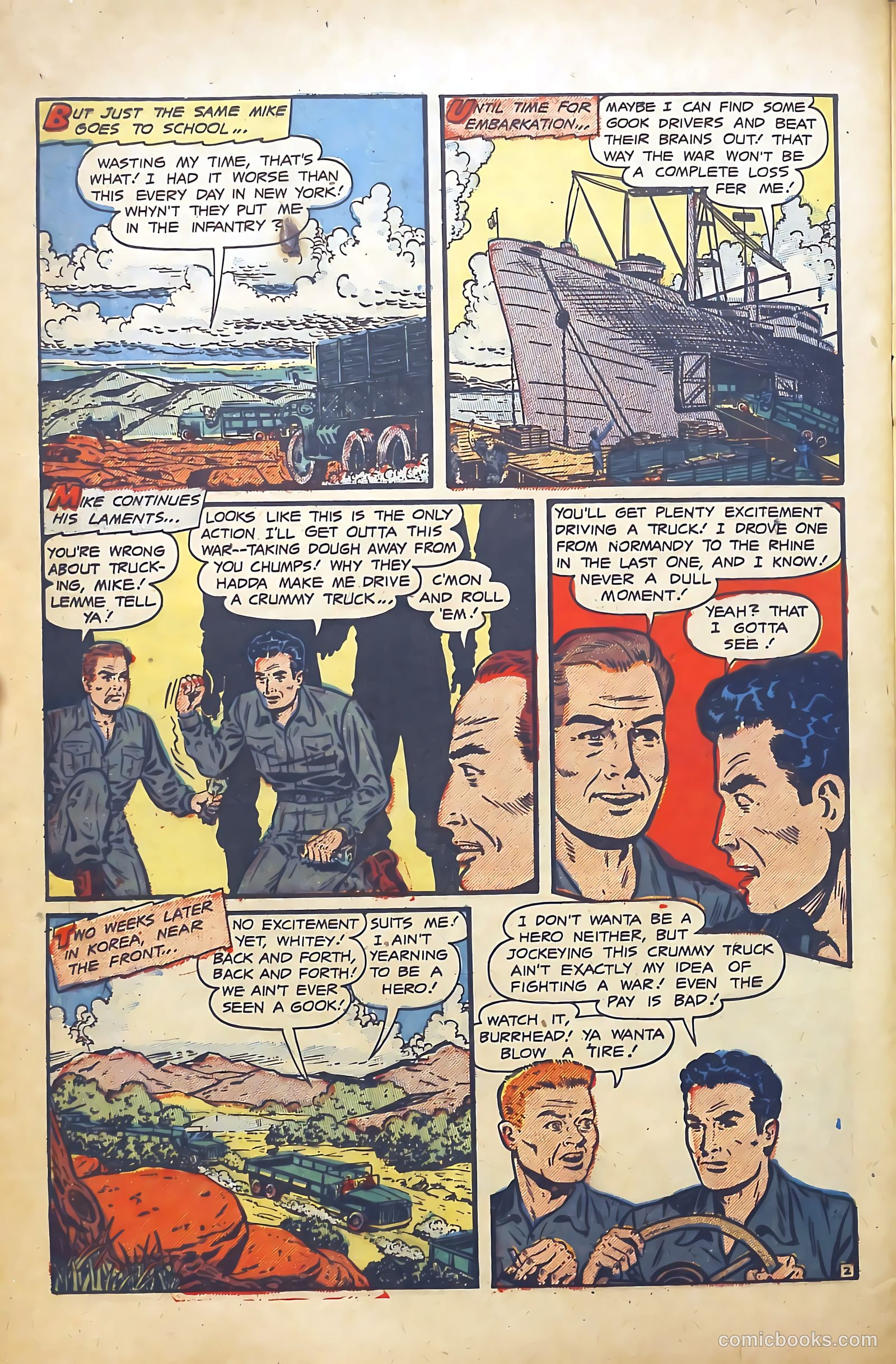 G. I. in Battle #5 (1957) — page 28 of 36