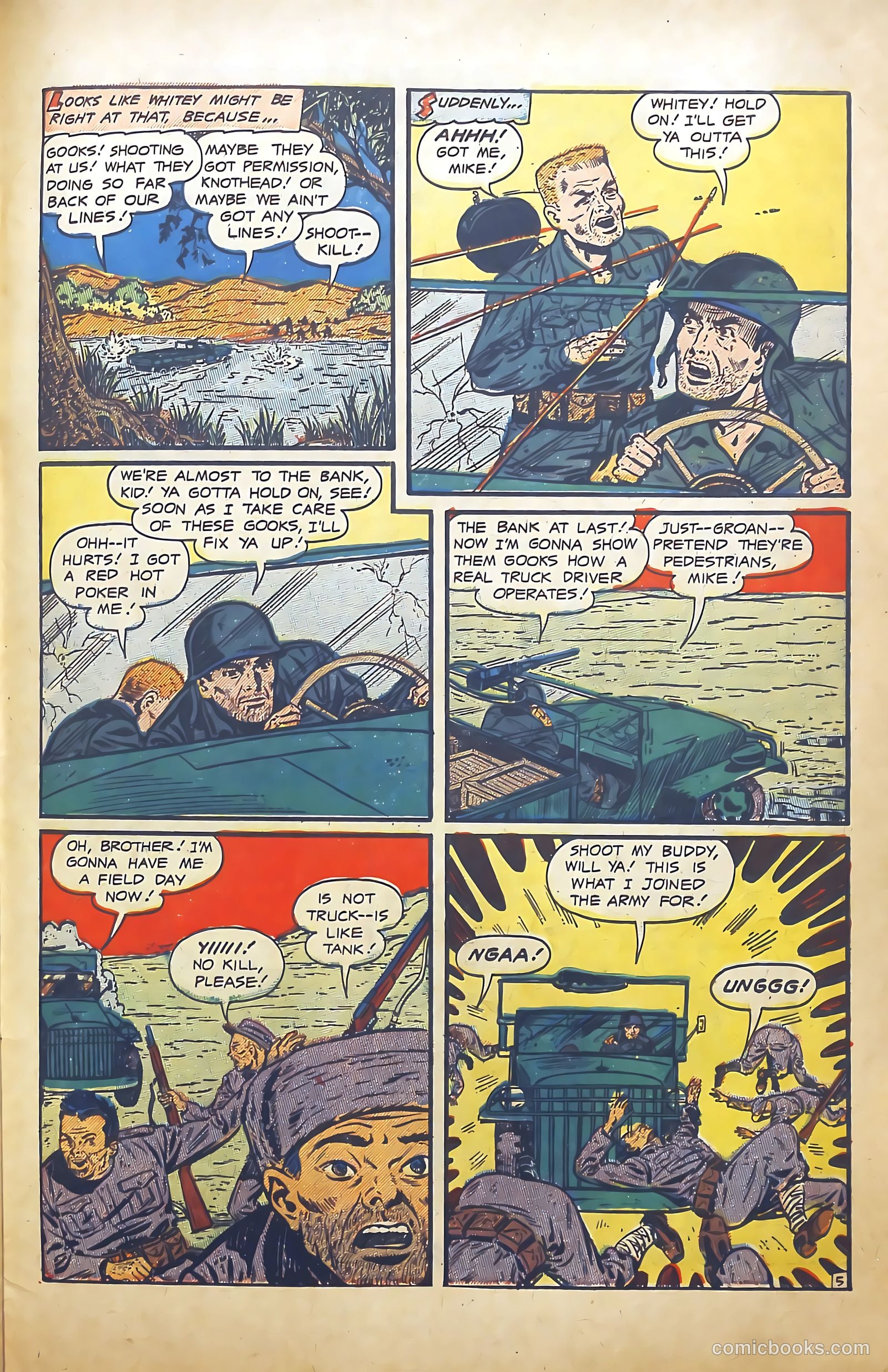 G. I. in Battle #5 (1957) — page 31 of 36