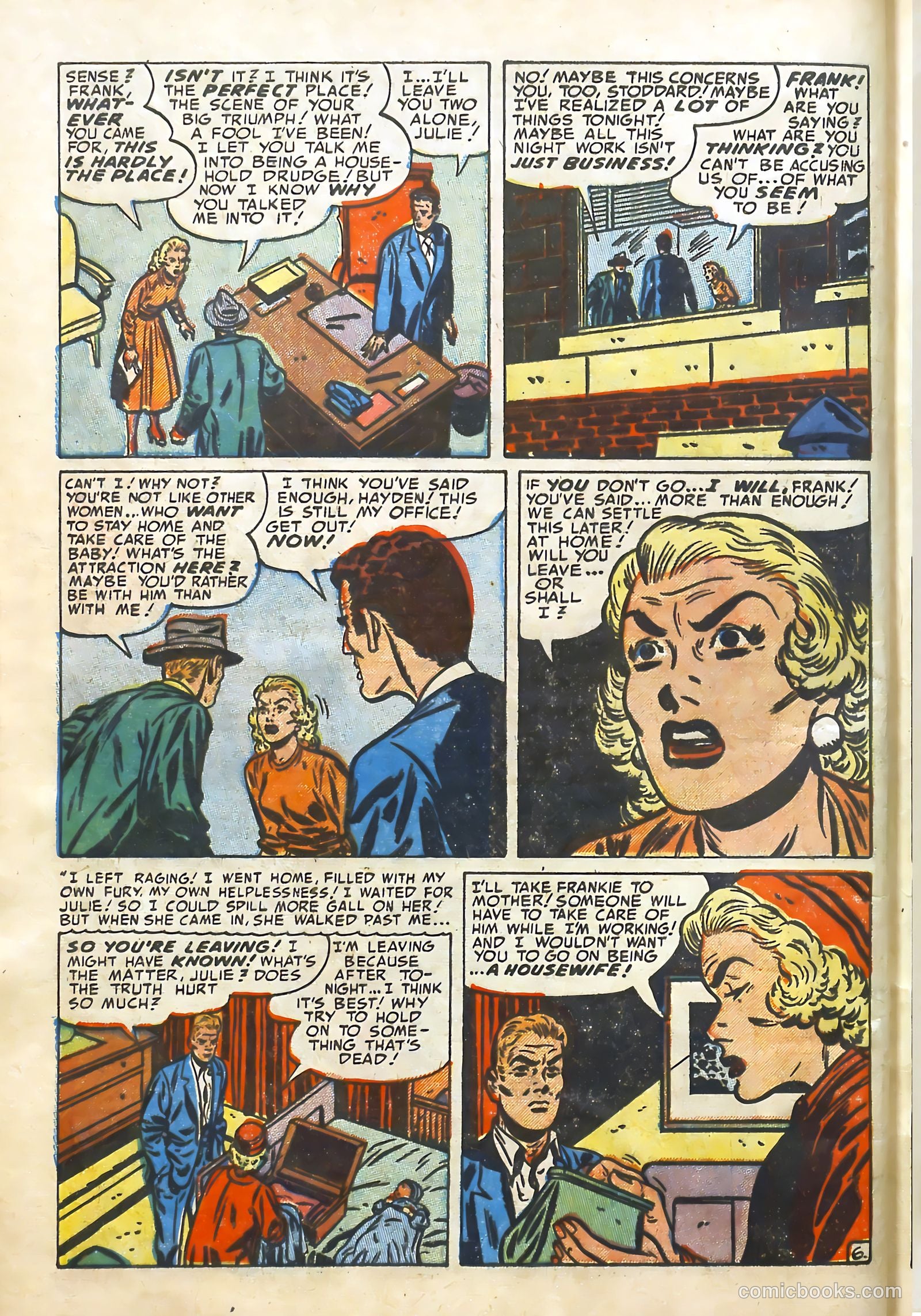 Young Brides #5 (1952) — page 8 of 36