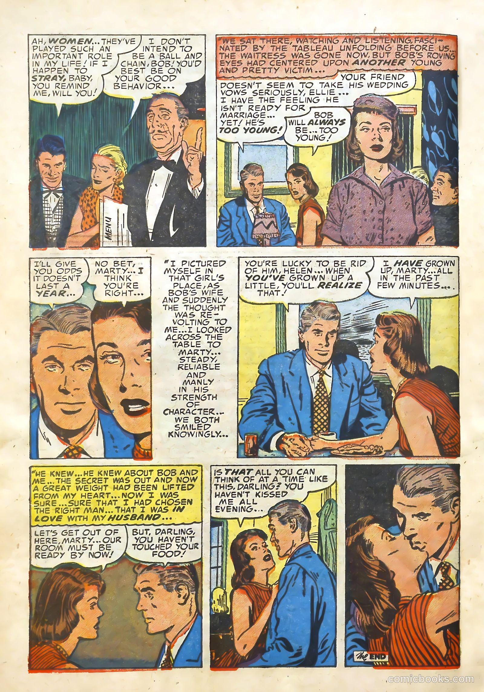 Young Brides #5 (1952) — page 22 of 36