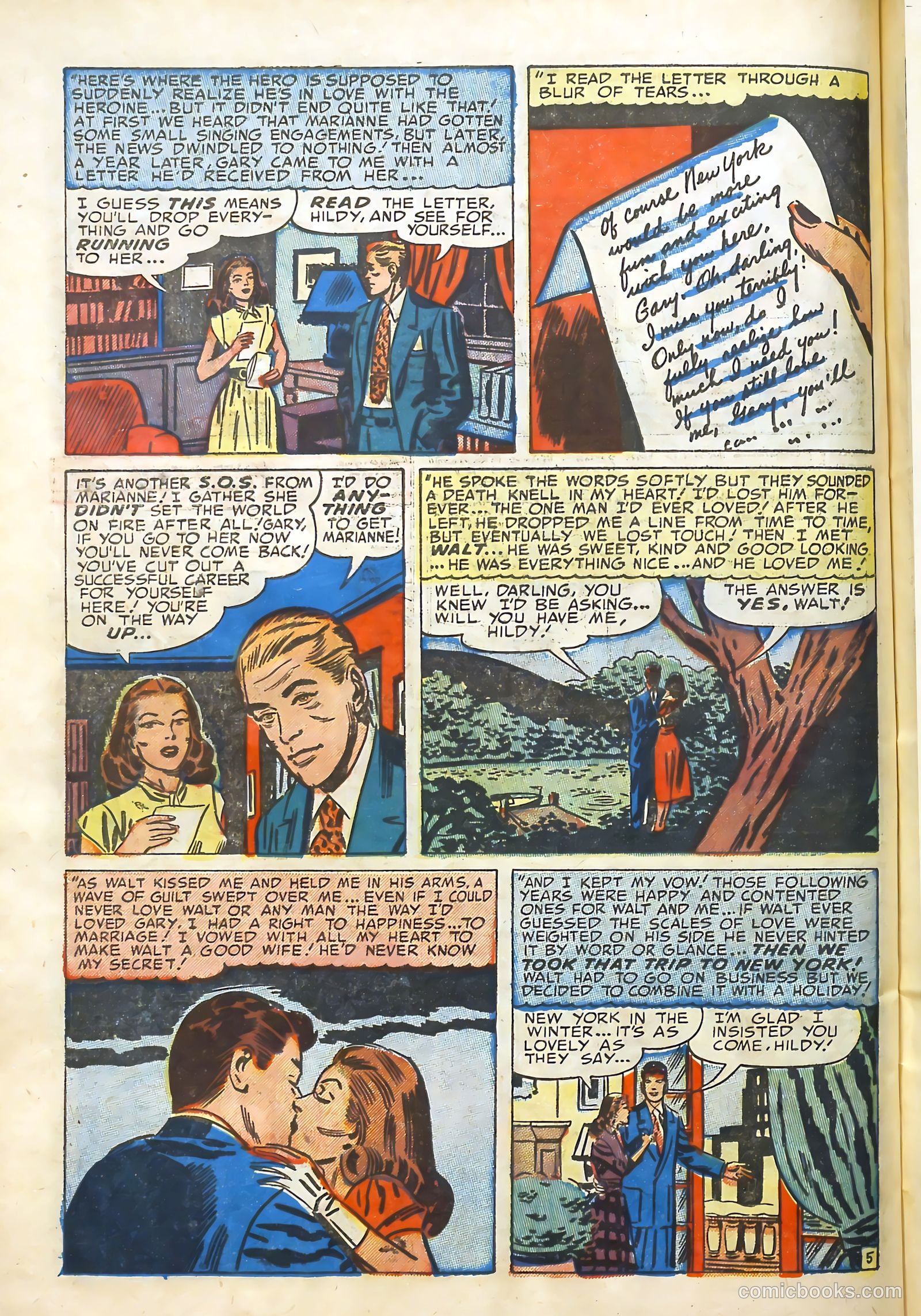 Young Brides #5 (1952) — page 30 of 36