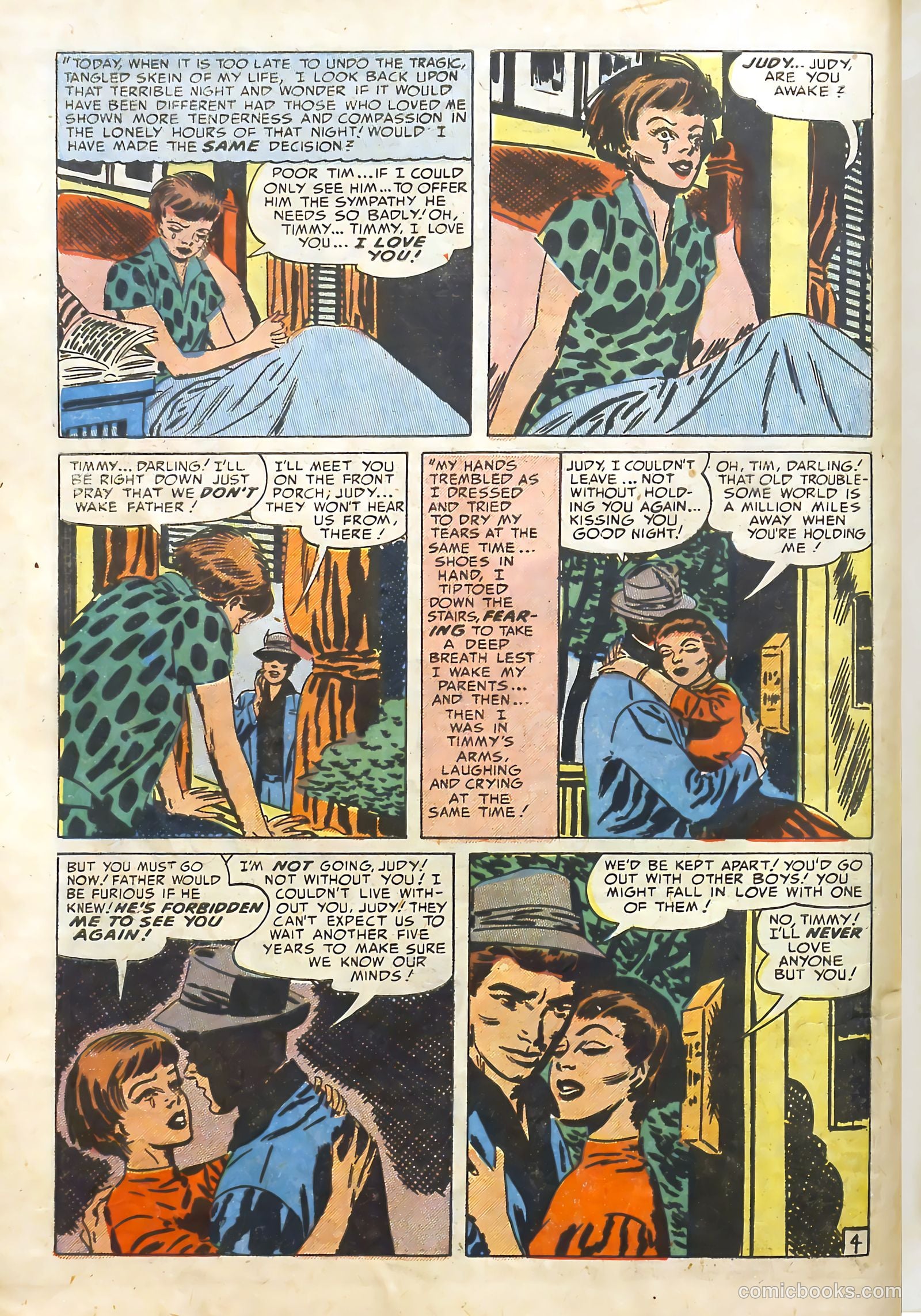 Young Brides #4 (1952) — page 6 of 36
