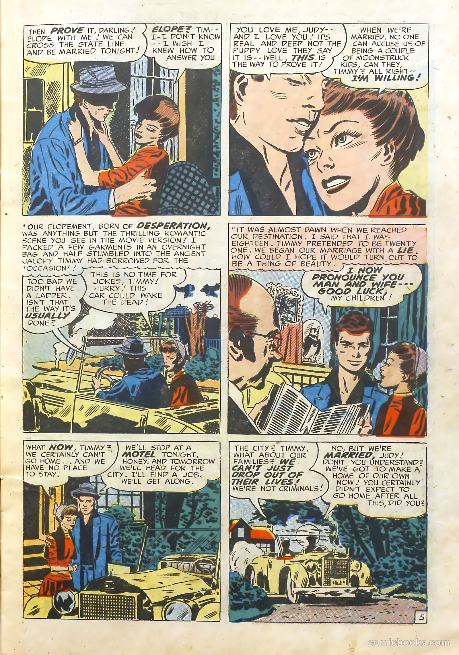 Young Brides #4 (1952) — page 7 of 36