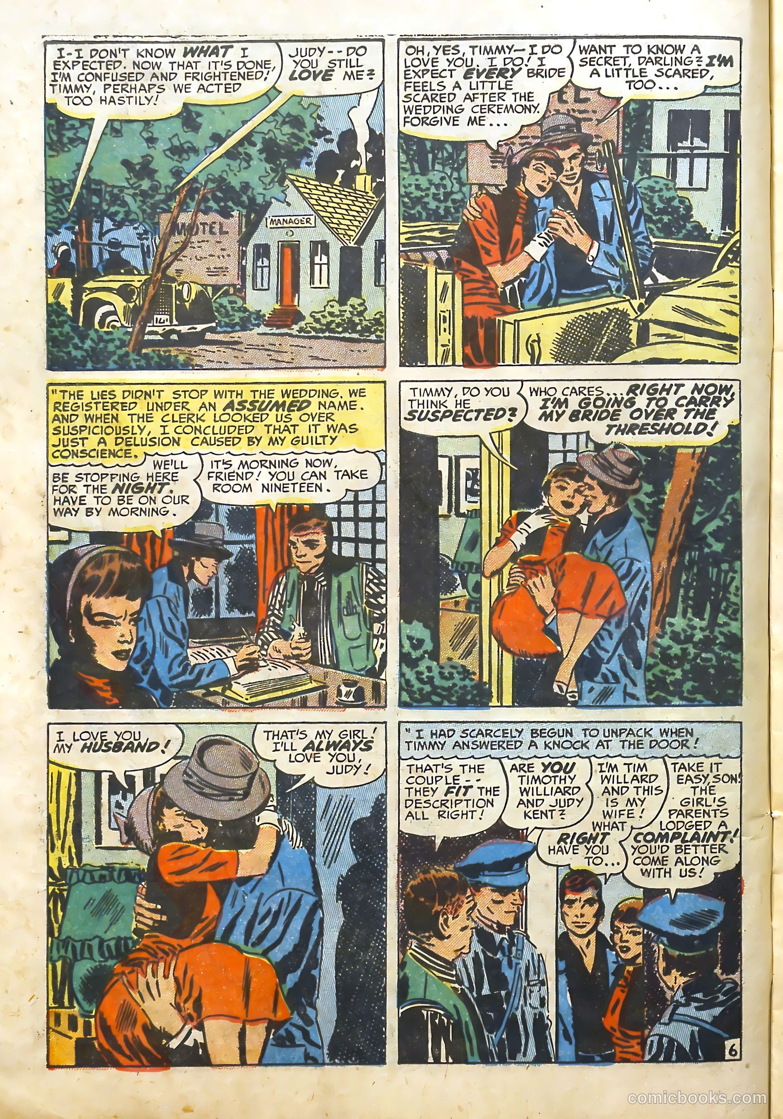 Young Brides #4 (1952) — page 8 of 36