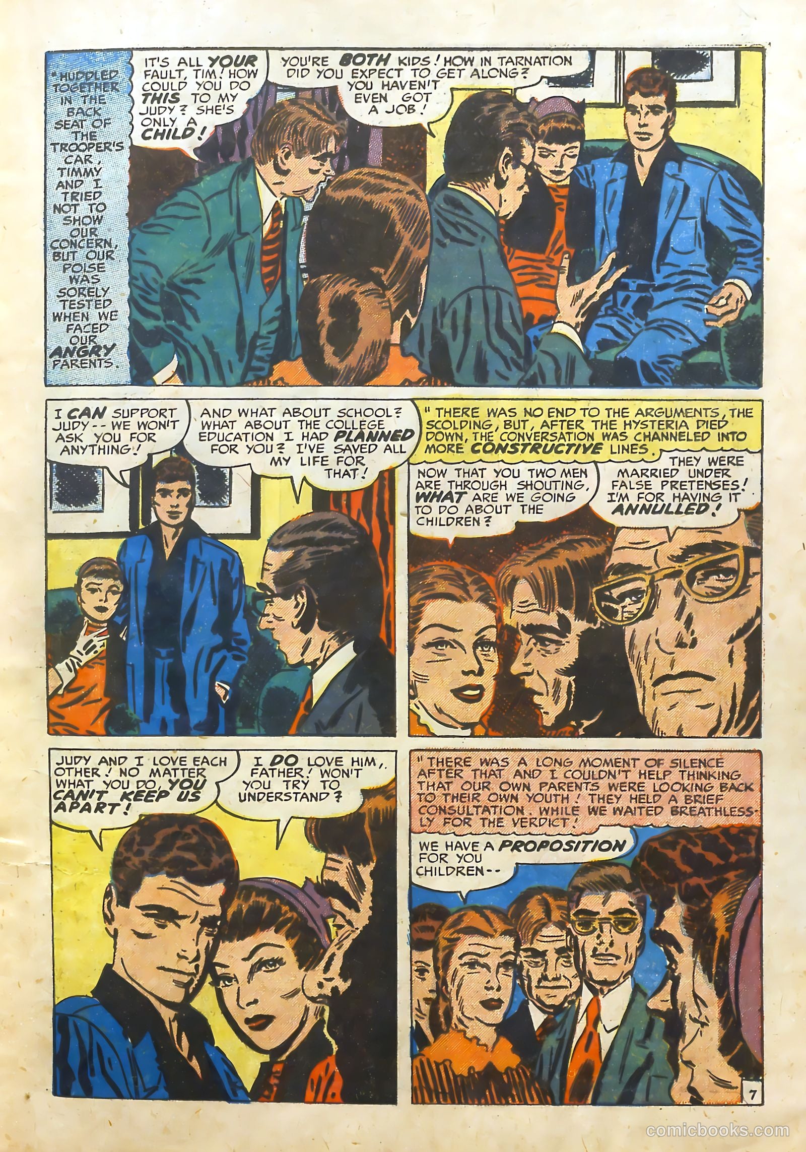Young Brides #4 (1952) — page 9 of 36