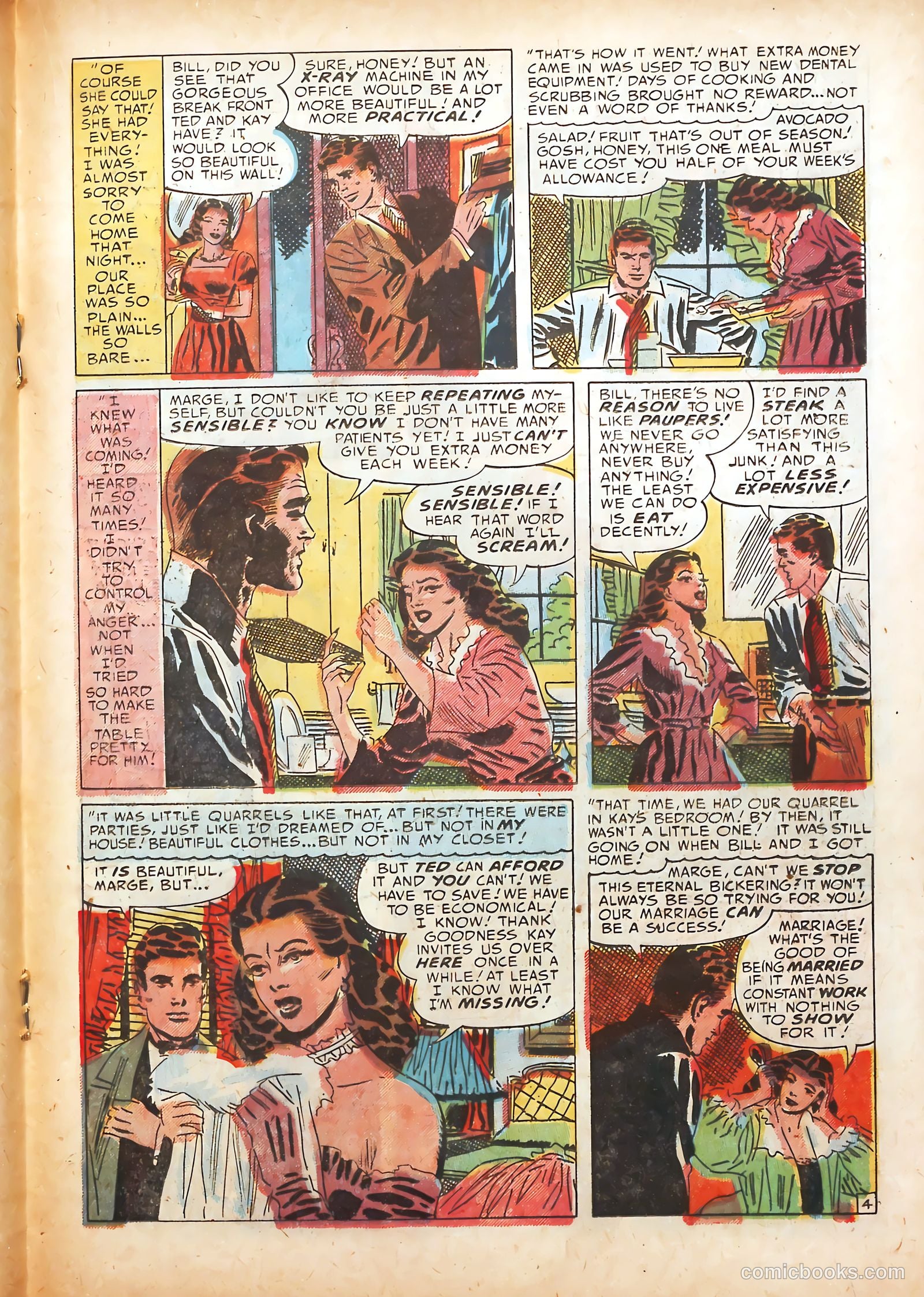 Young Brides #3 (1952) — page 19 of 36