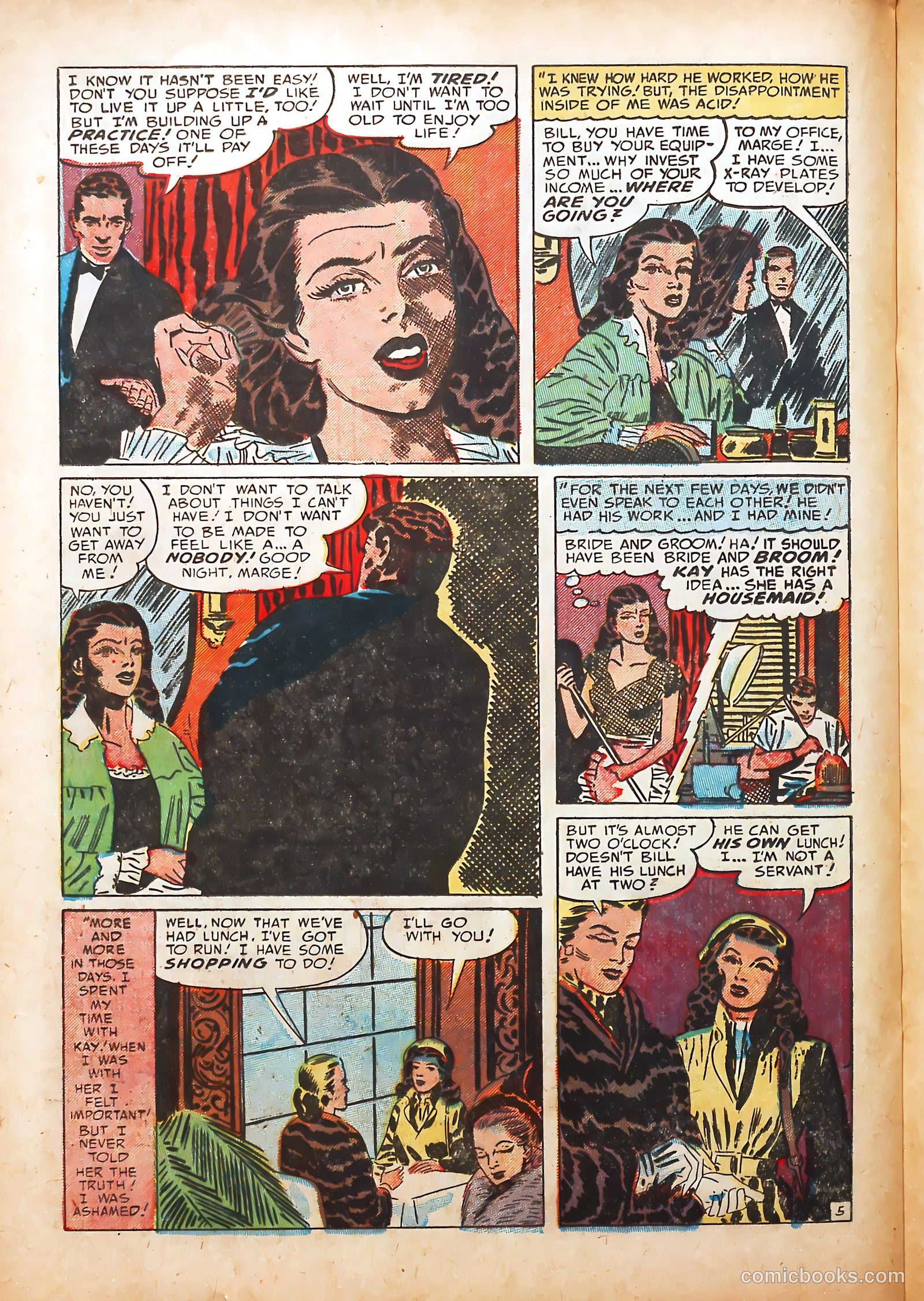 Young Brides #3 (1952) — page 20 of 36