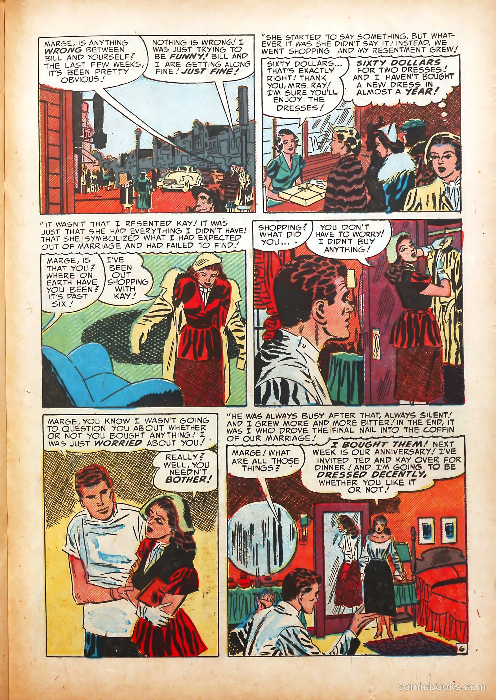 Young Brides #3 (1952) — page 21 of 36