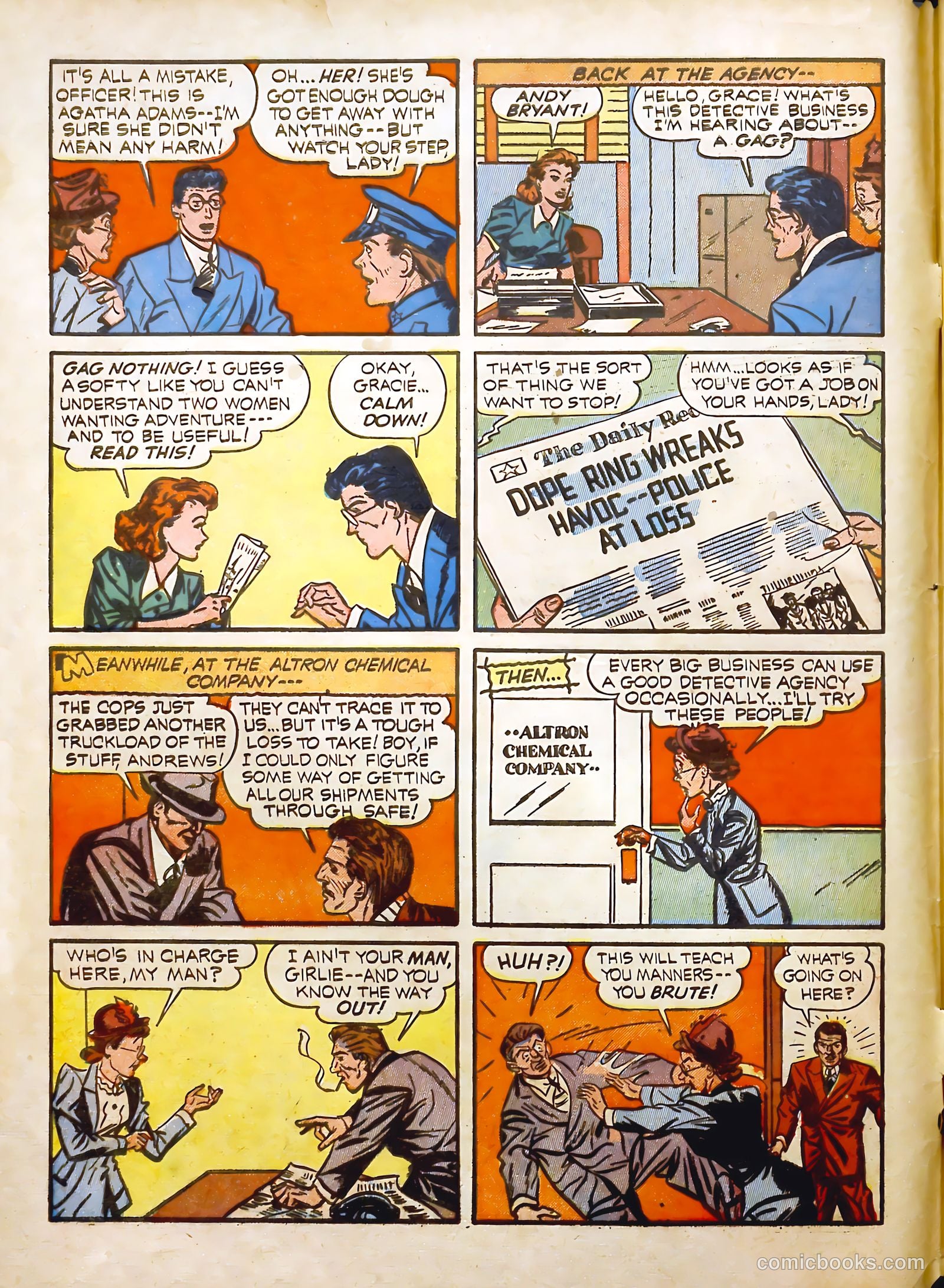 Startling Comics #8 (1940) — page 4 of 68