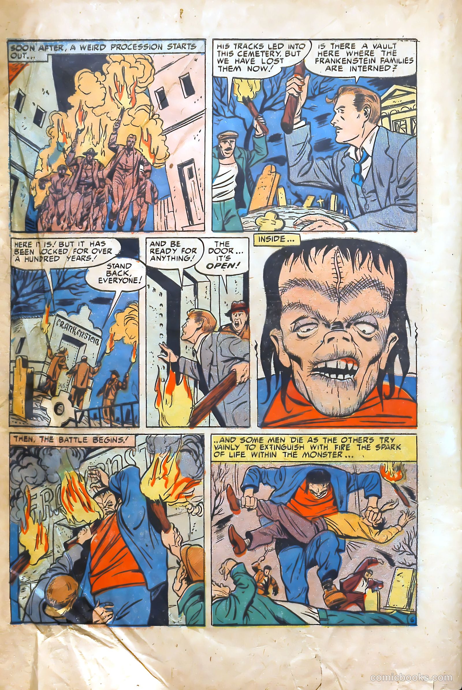 Frankenstein #18 (1945) — page 8 of 36