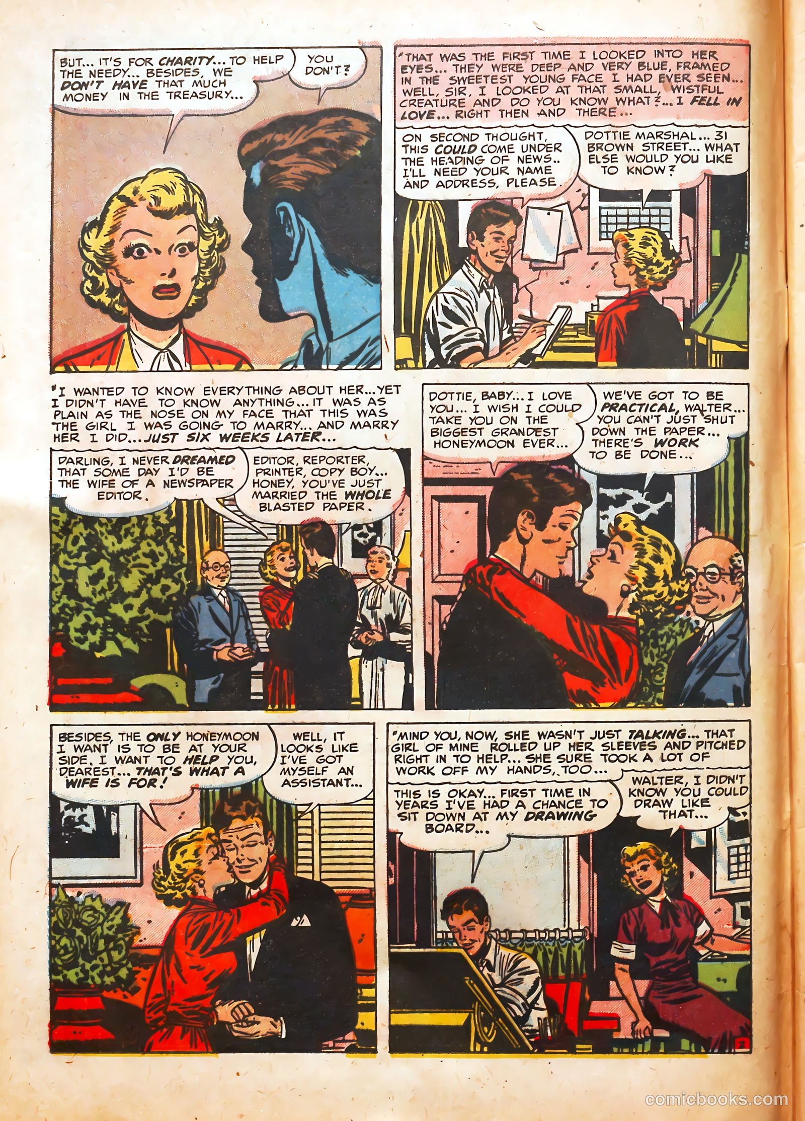 Young Brides #2 (1952) — page 4 of 36