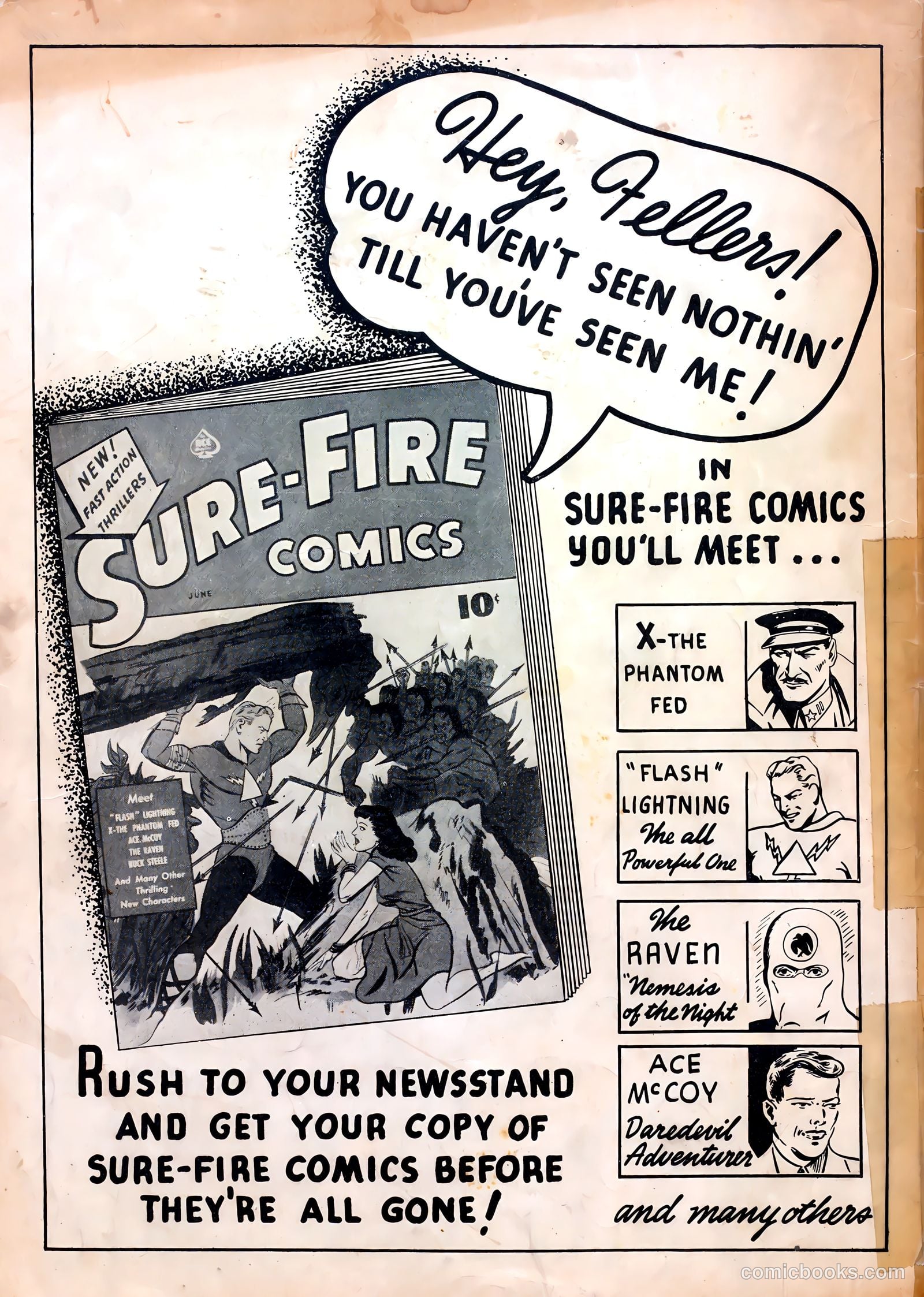 Super-Mystery Comics v1 #1 — page 68 of 68