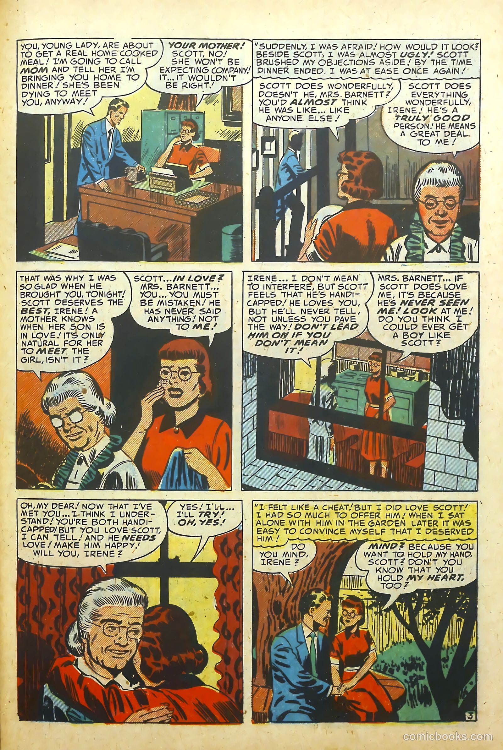 Young Romance #53 (1953) — page 35 of 44