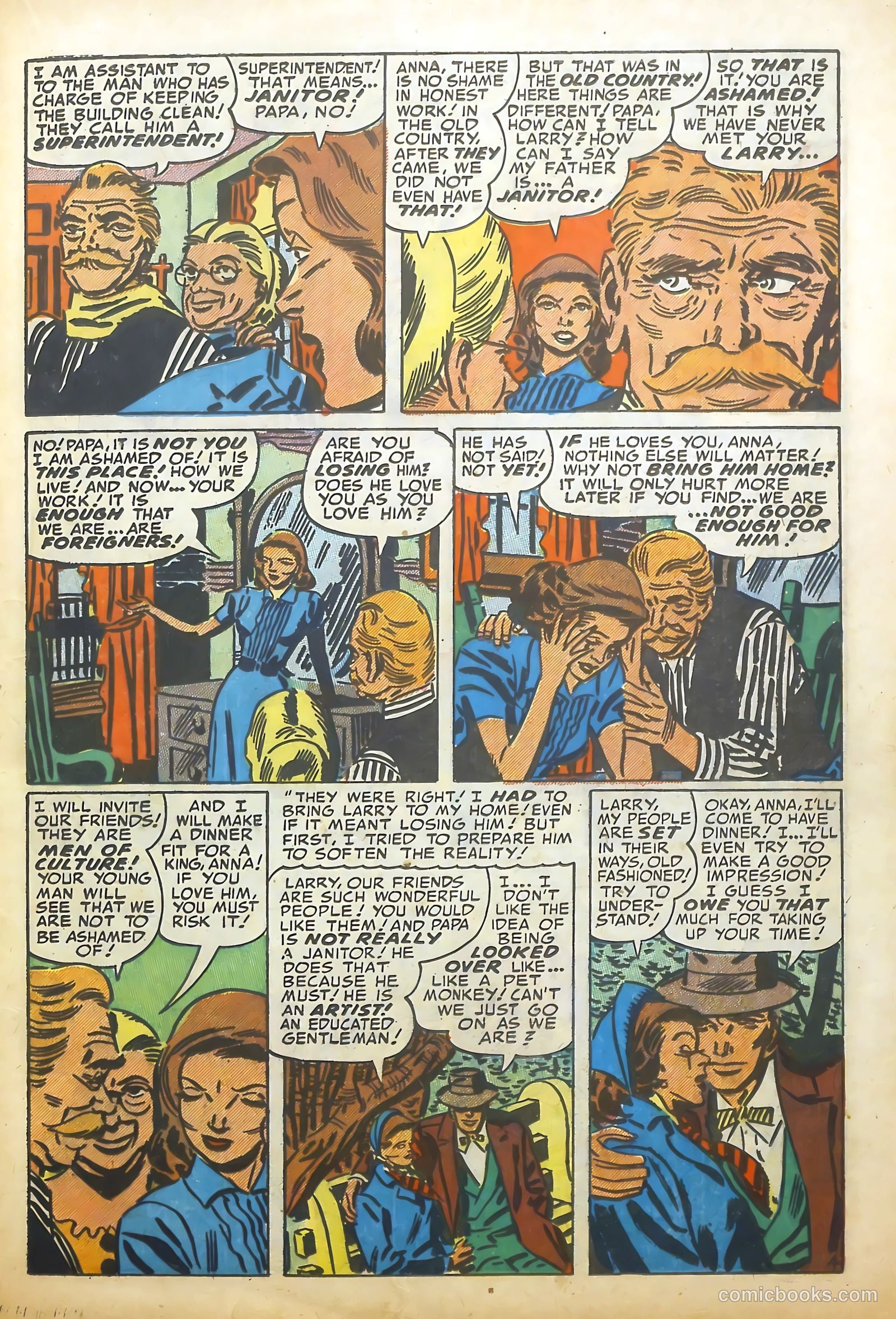 Young Romance #58 (1953) — page 21 of 36